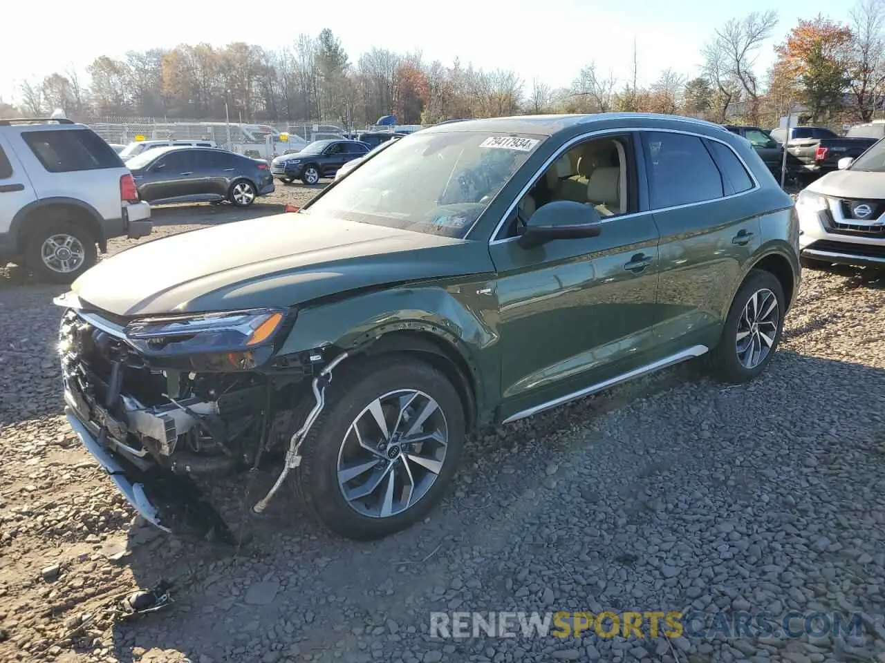 1 Фотография поврежденного автомобиля WA1FAAFY3N2109049 AUDI Q5 2022