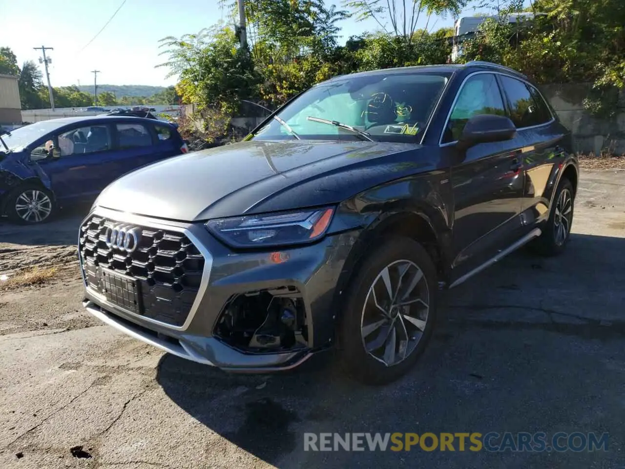 2 Фотография поврежденного автомобиля WA1GAAFY7N2105980 AUDI Q5 2022