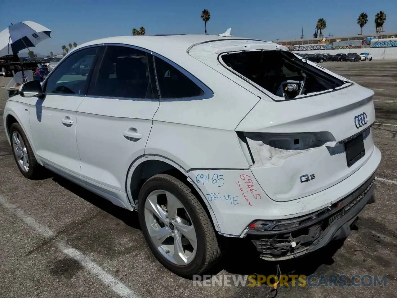 2 Фотография поврежденного автомобиля WA15AAFY2P2145930 AUDI Q5 2023