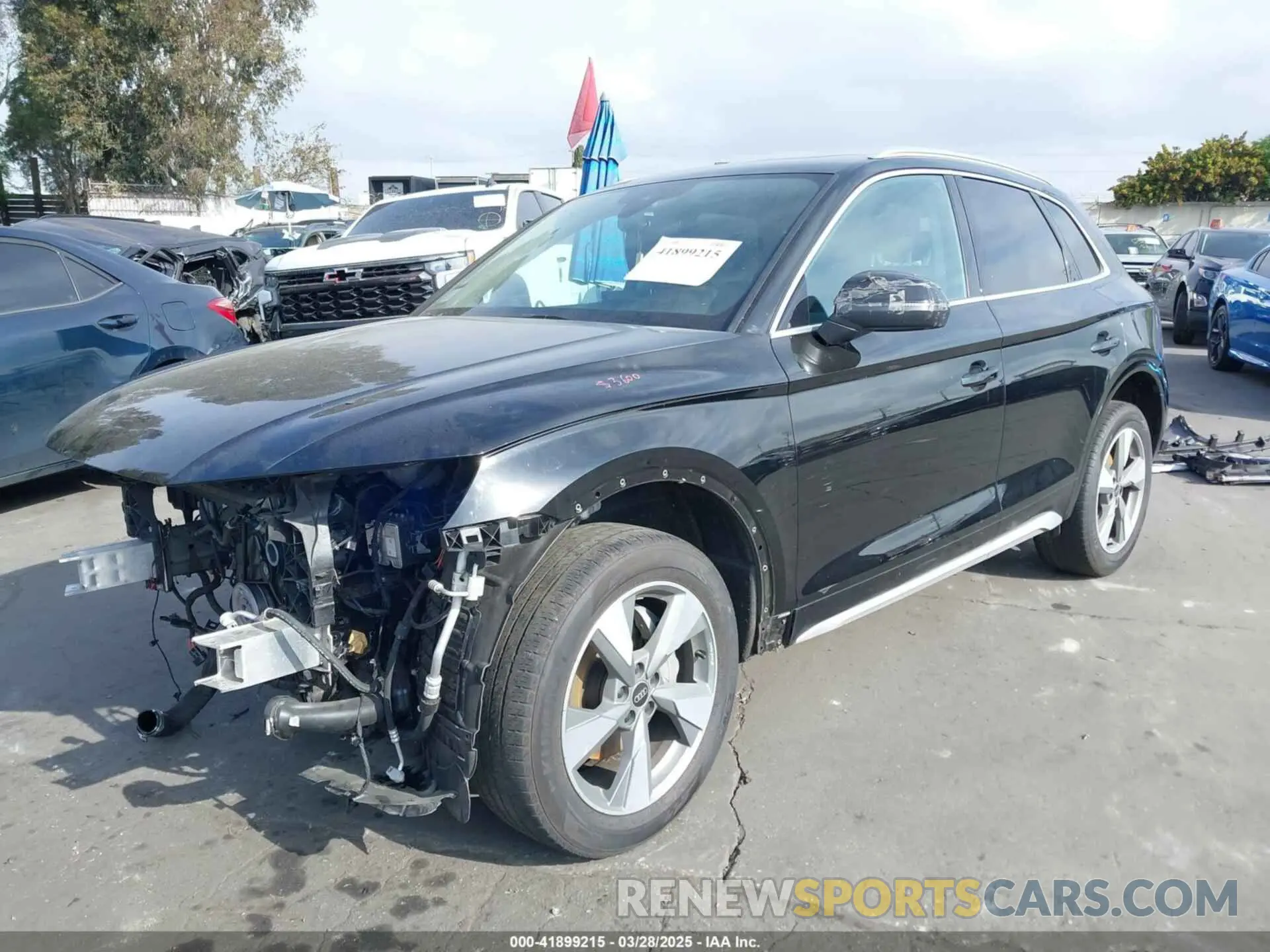 2 Фотография поврежденного автомобиля WA1ABAFY0P2193566 AUDI Q5 2023