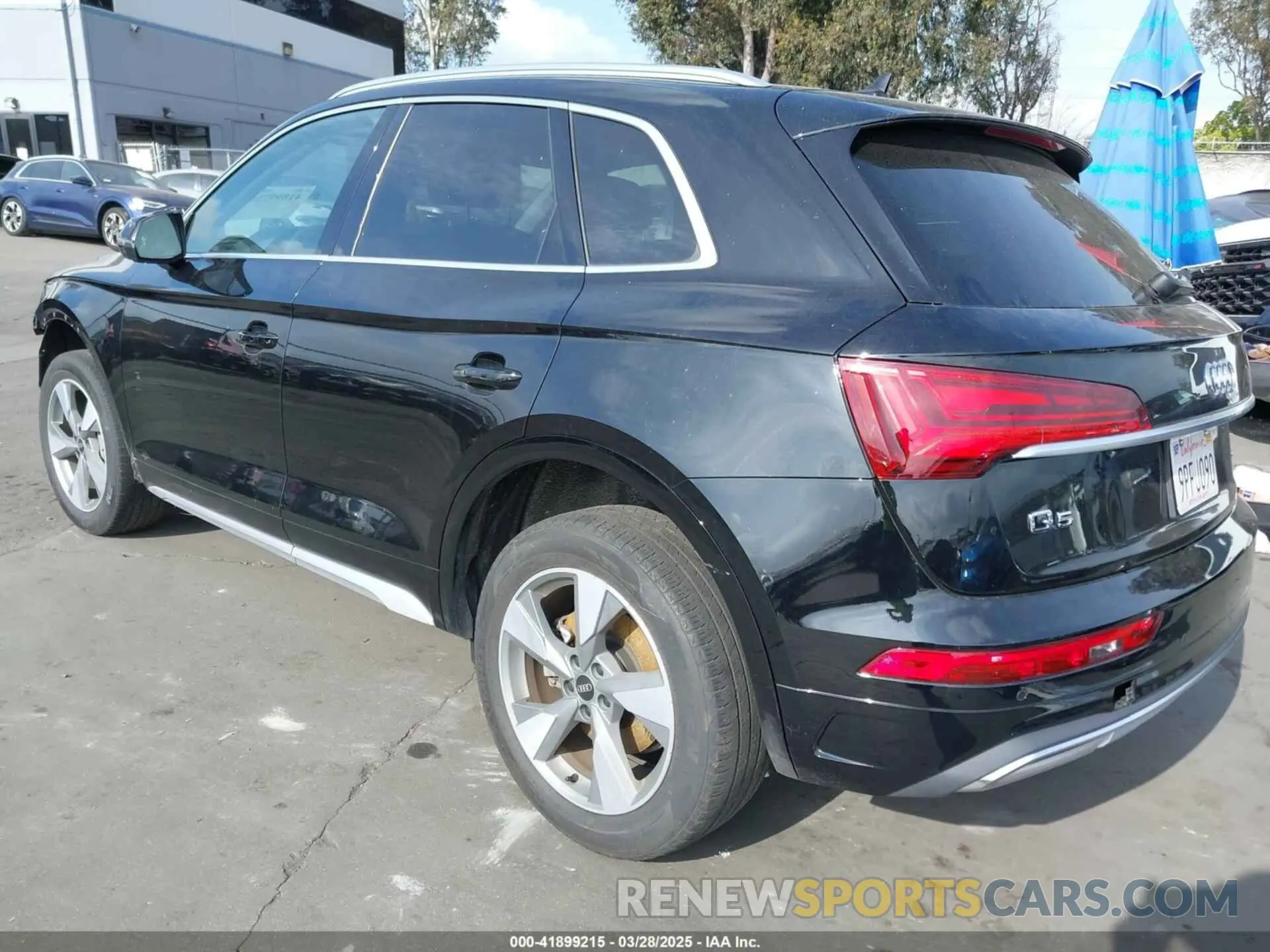 3 Фотография поврежденного автомобиля WA1ABAFY0P2193566 AUDI Q5 2023