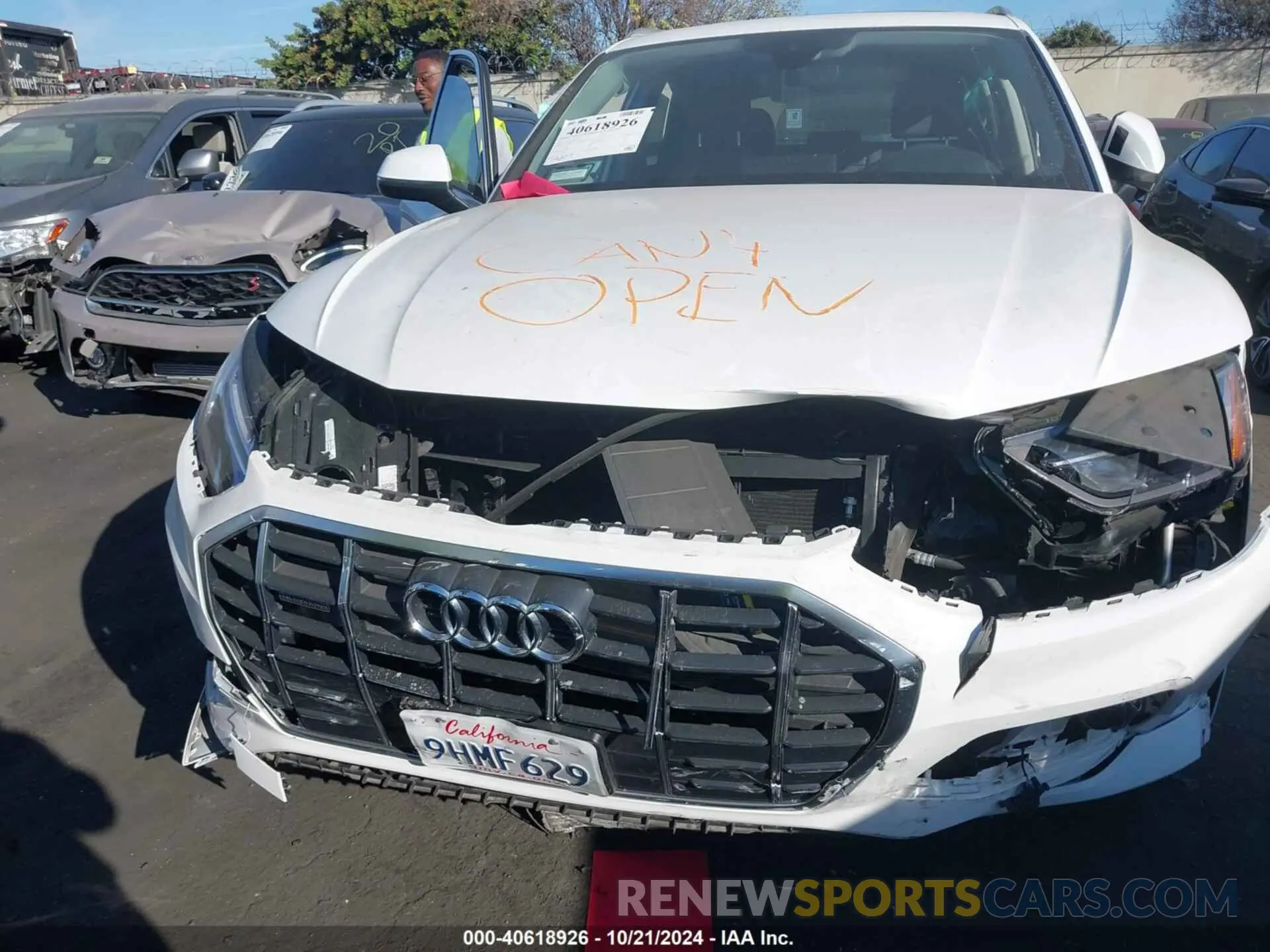 12 Фотография поврежденного автомобиля WA1ABAFY6P2177355 AUDI Q5 2023