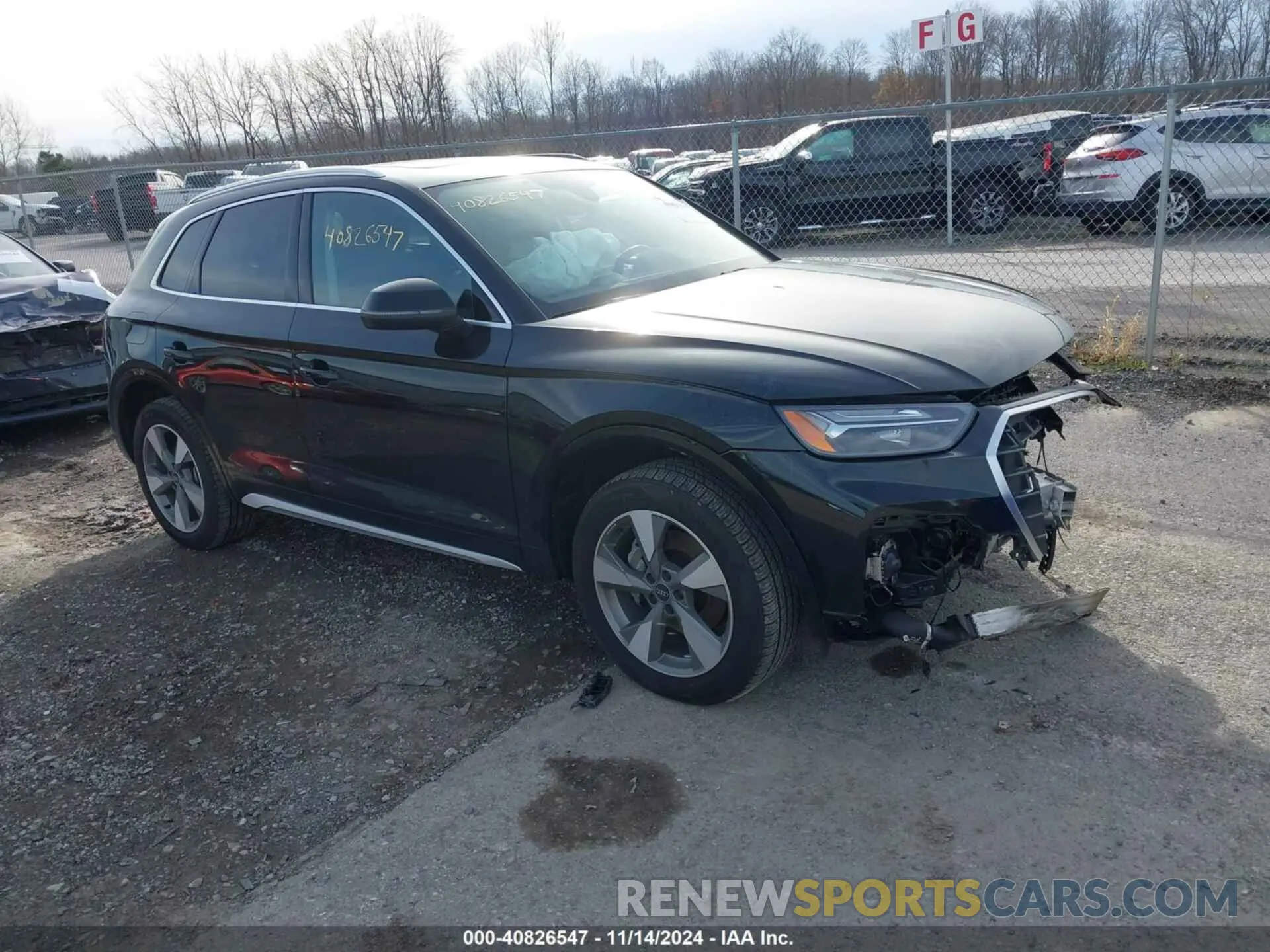 1 Photograph of a damaged car WA1ABAFYXP2138543 AUDI Q5 2023
