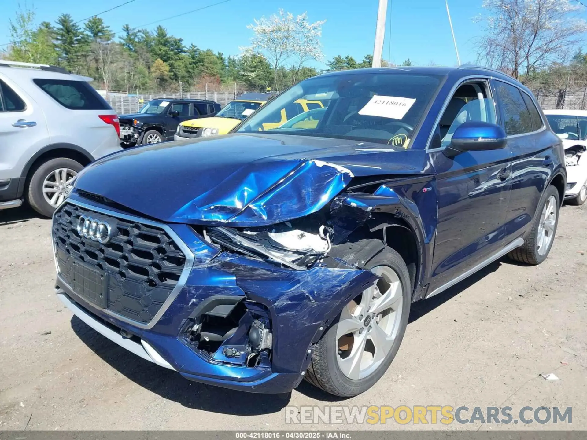 2 Photograph of a damaged car WA1EAAFY4P2052682 AUDI Q5 2023