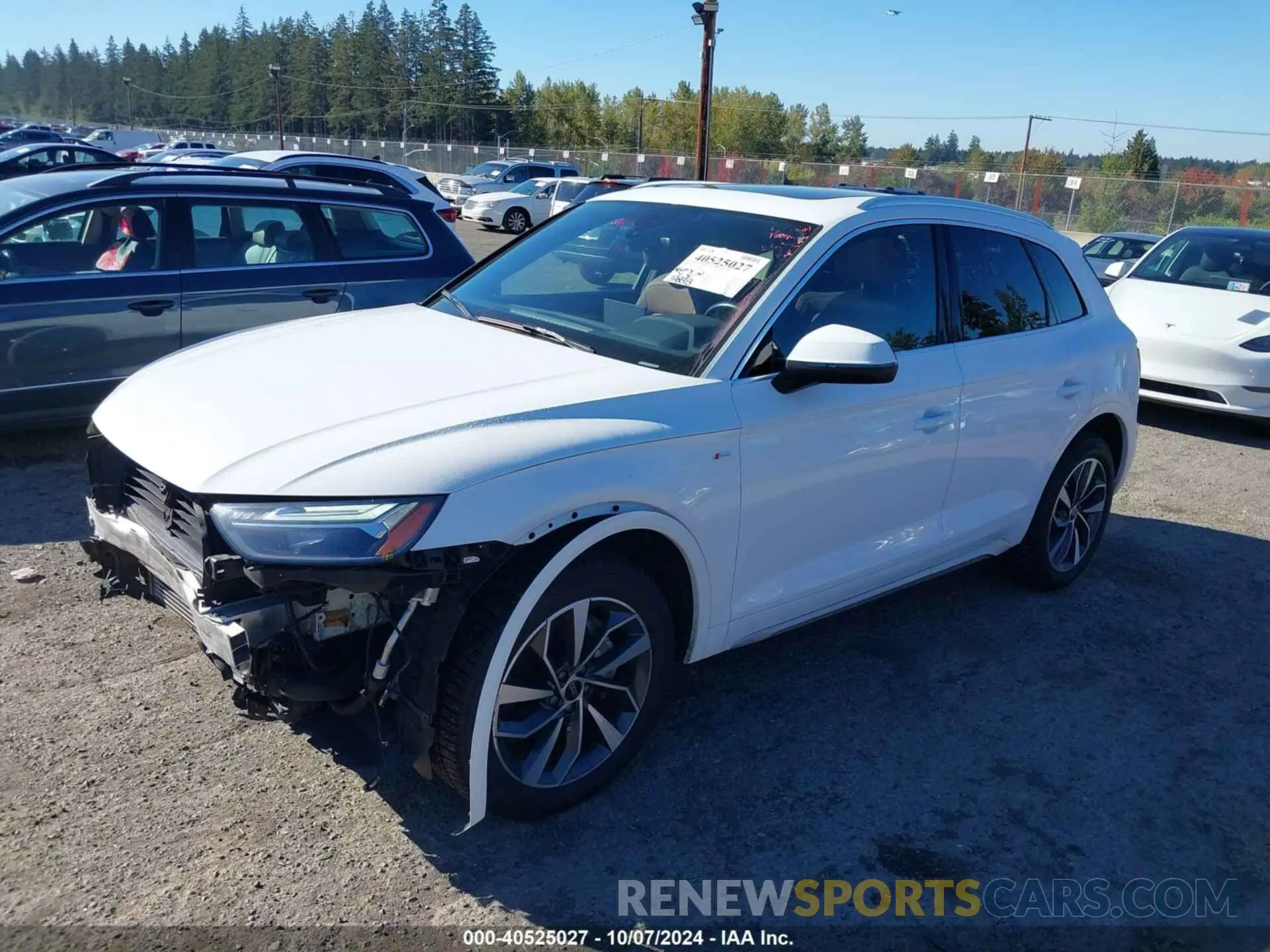 2 Фотография поврежденного автомобиля WA1EAAFY8P2050093 AUDI Q5 2023