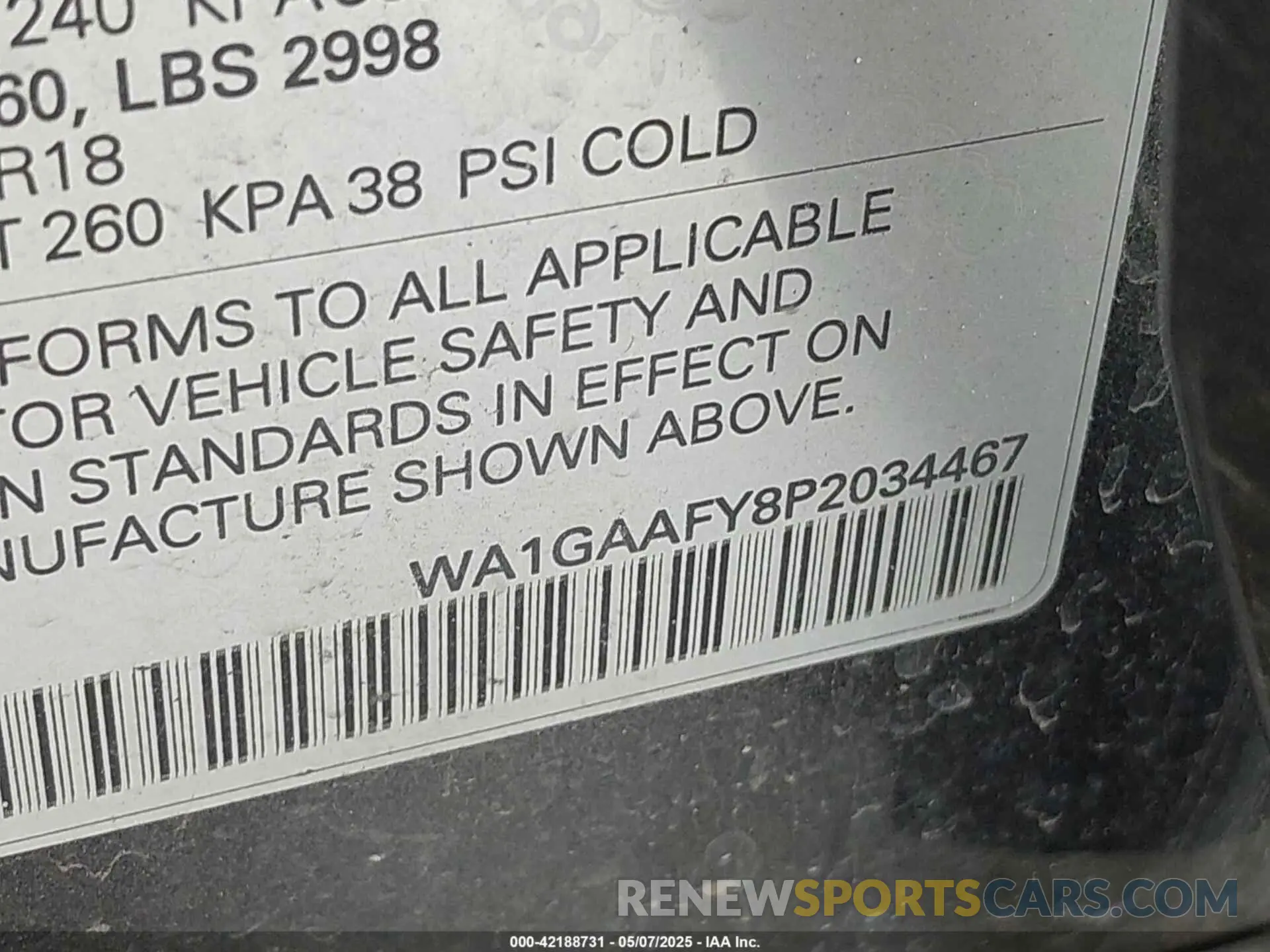 9 Фотография поврежденного автомобиля WA1GAAFY8P2034467 AUDI Q5 2023