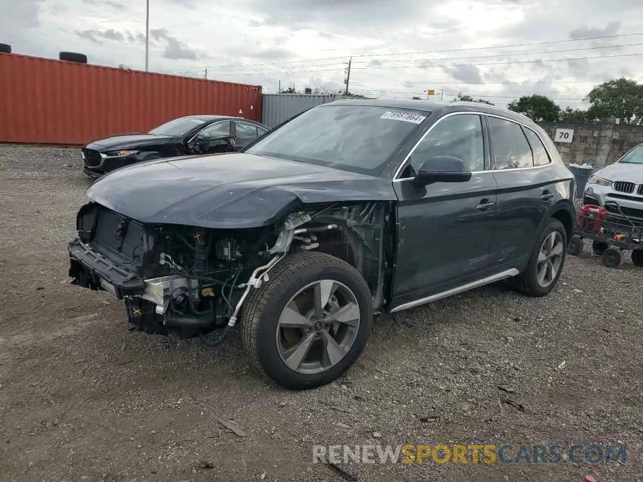 1 Фотография поврежденного автомобиля WA1ABAFY7R2023286 AUDI Q5 2024