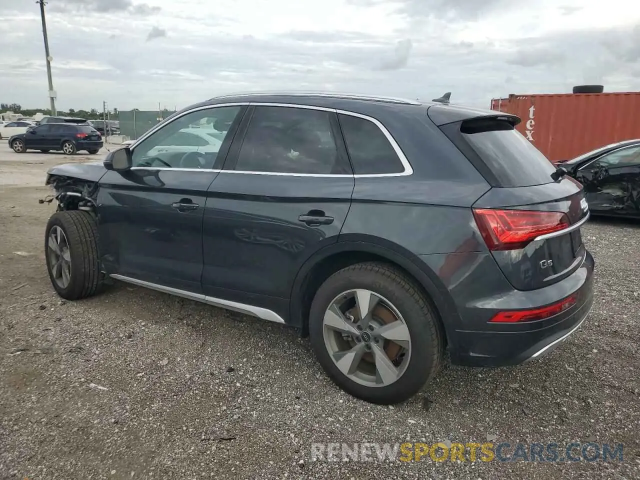 2 Фотография поврежденного автомобиля WA1ABAFY7R2023286 AUDI Q5 2024