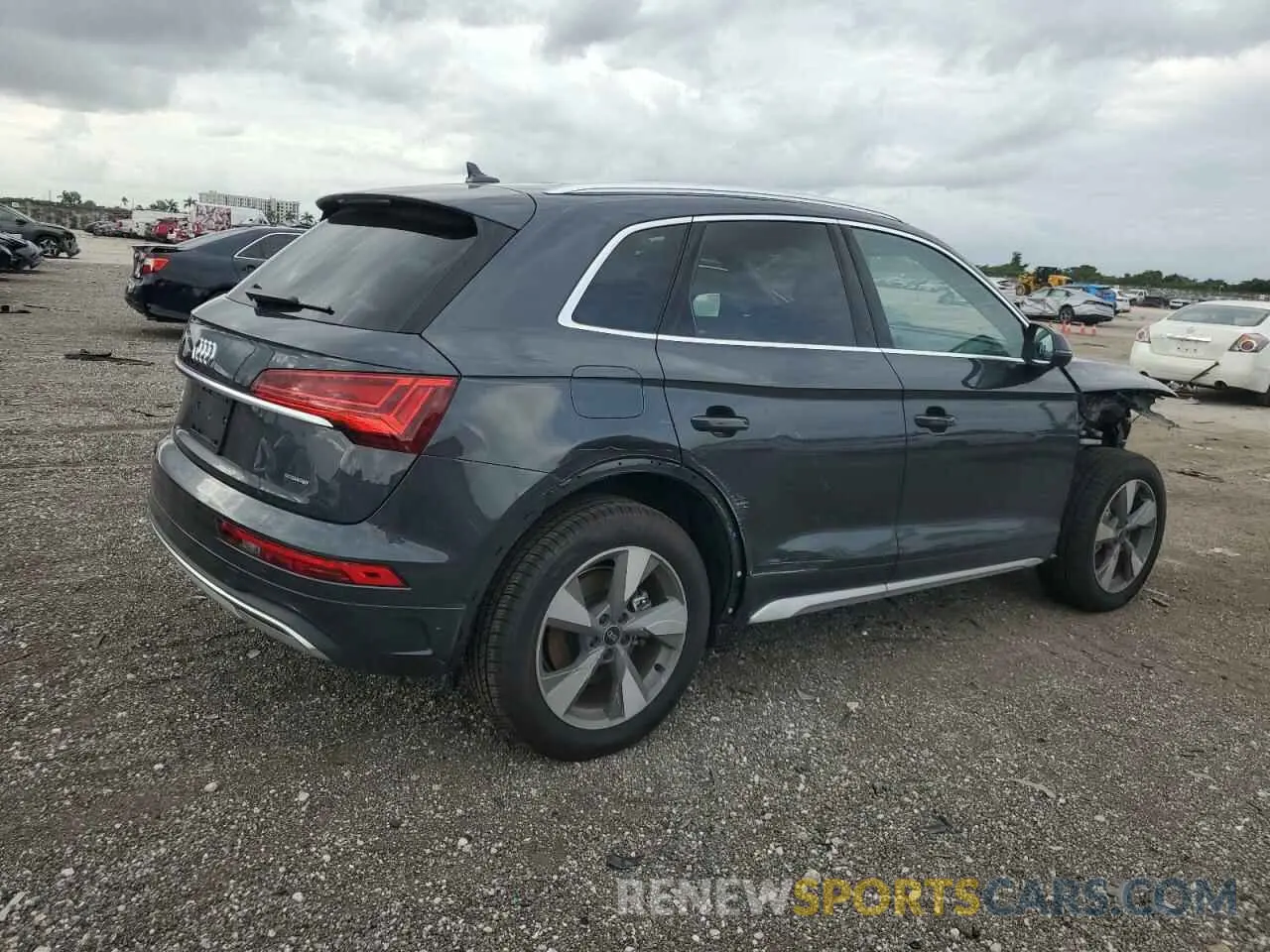 3 Фотография поврежденного автомобиля WA1ABAFY7R2023286 AUDI Q5 2024
