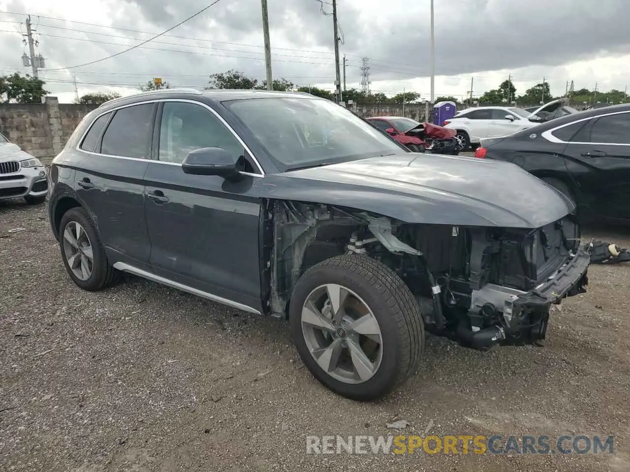 4 Фотография поврежденного автомобиля WA1ABAFY7R2023286 AUDI Q5 2024