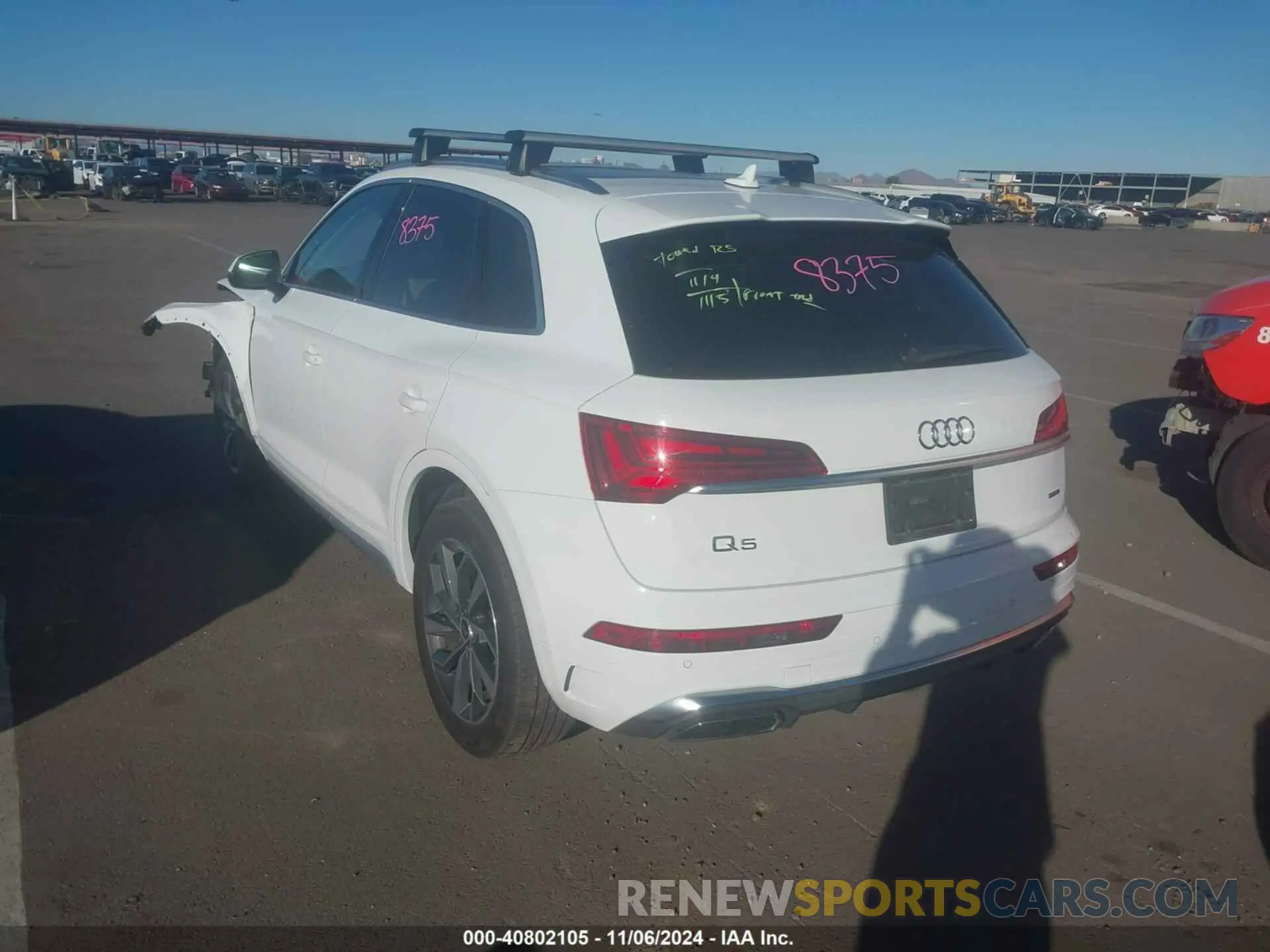 3 Photograph of a damaged car WA1EAAFY0R2030357 AUDI Q5 2024