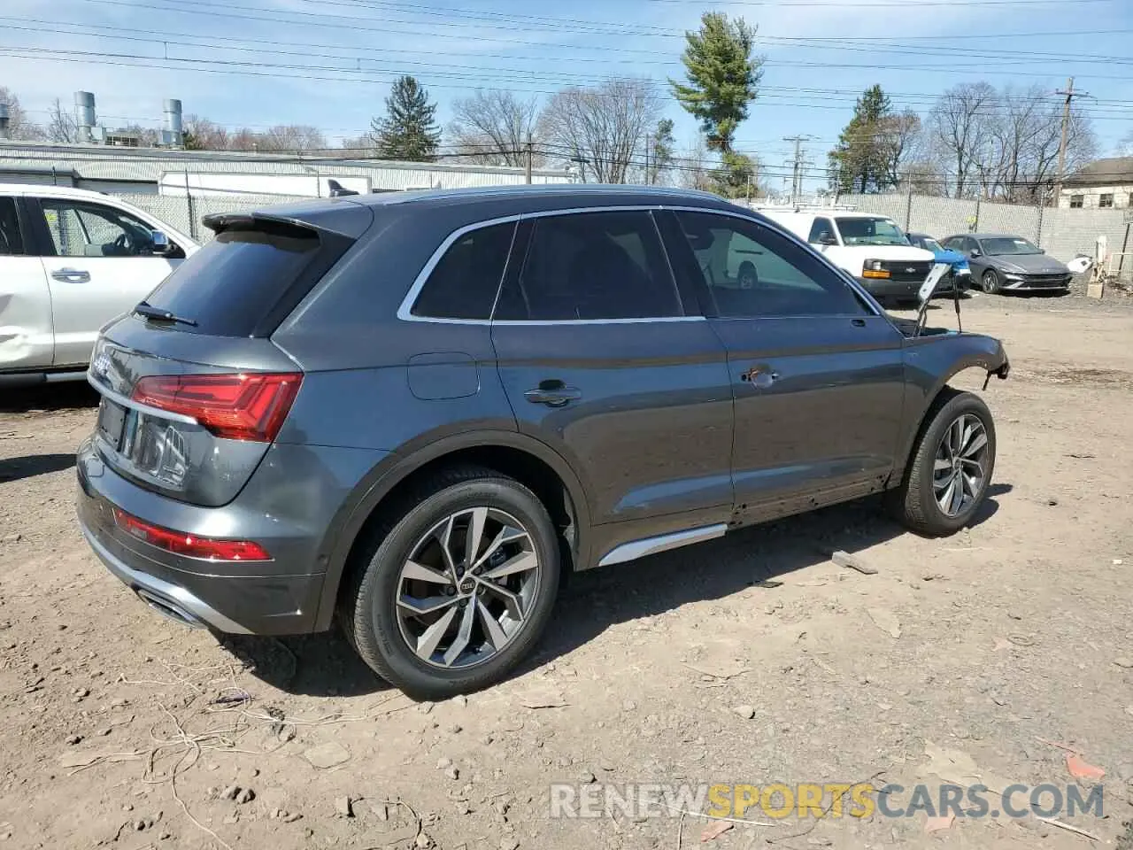 3 Фотография поврежденного автомобиля WA1FAAFY7R2014421 AUDI Q5 2024
