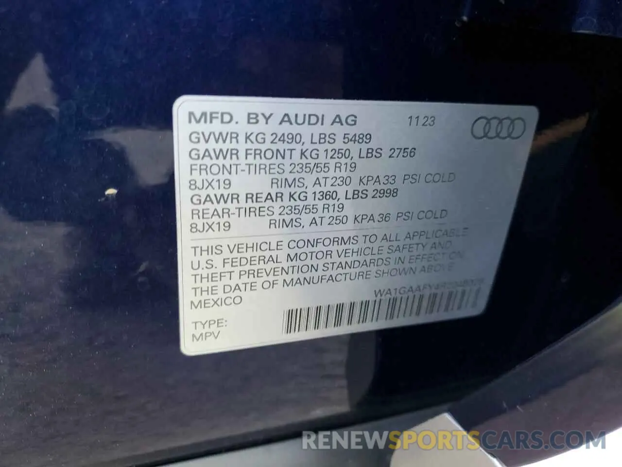 14 Фотография поврежденного автомобиля WA1GAAFY4R2048028 AUDI Q5 2024