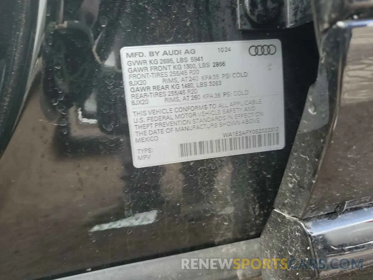 14 Фотография поврежденного автомобиля WA1E2AFY0S2022312 AUDI Q5 2025