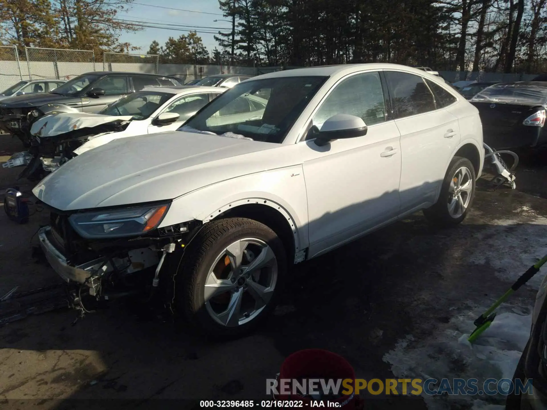 2 Фотография поврежденного автомобиля WA15AAFY5N2018991 AUDI Q5 SPORTBACK 2022
