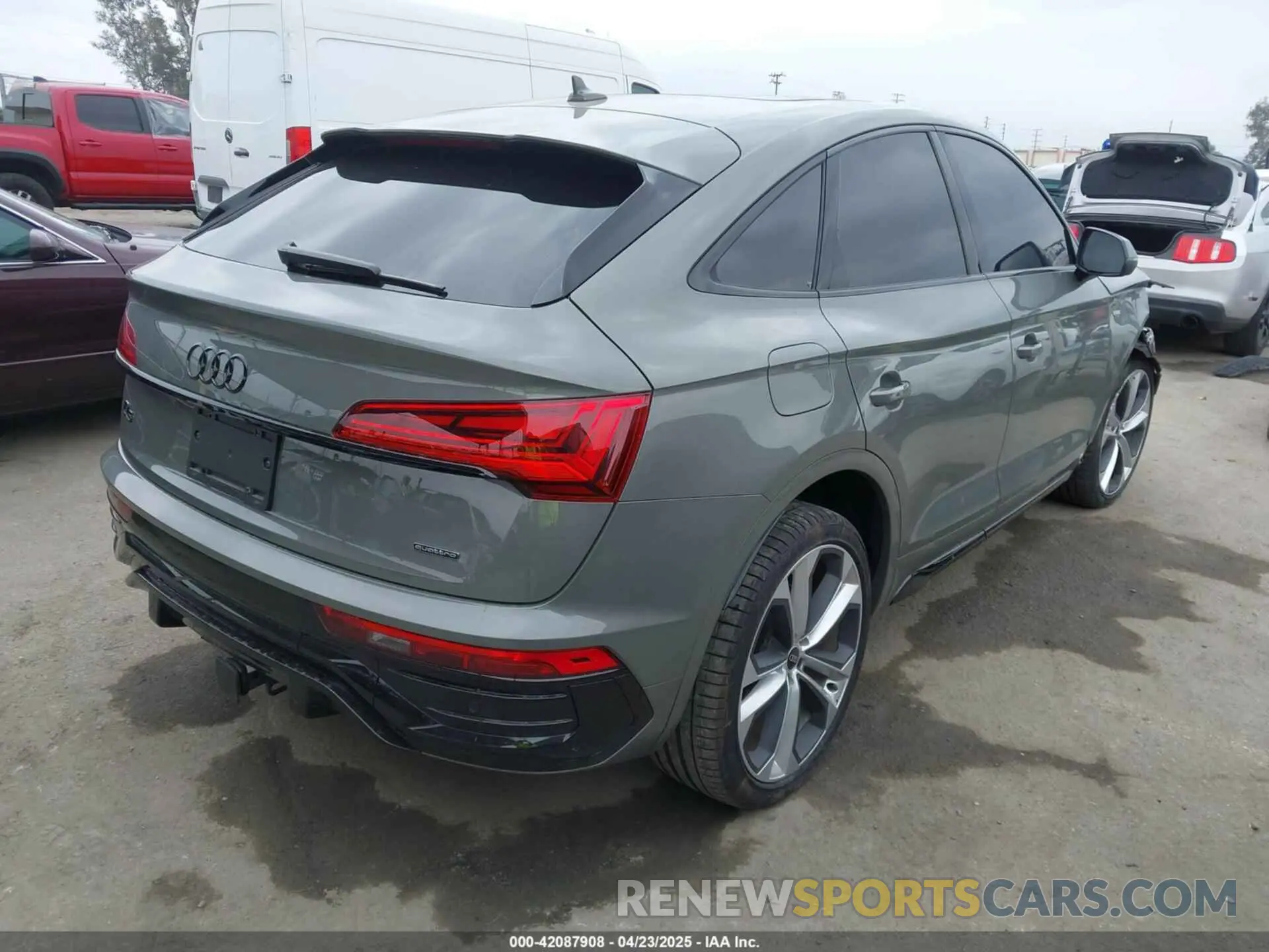 4 Фотография поврежденного автомобиля WA15AAFY3R2078175 AUDI Q5 SPORTBACK 2024