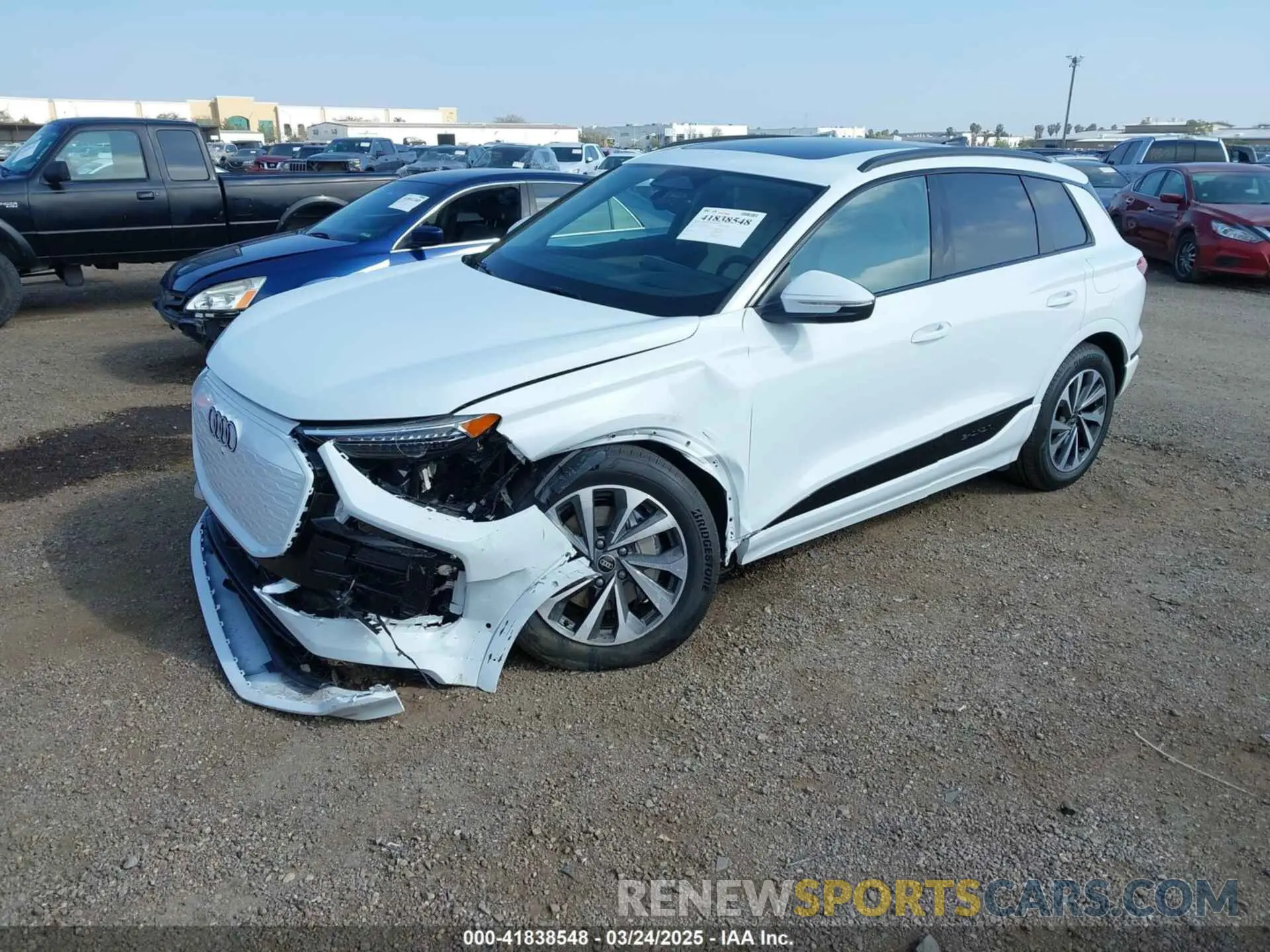 2 Photograph of a damaged car WA124BGFXSA019441 AUDI Q6 E-TRON 2025