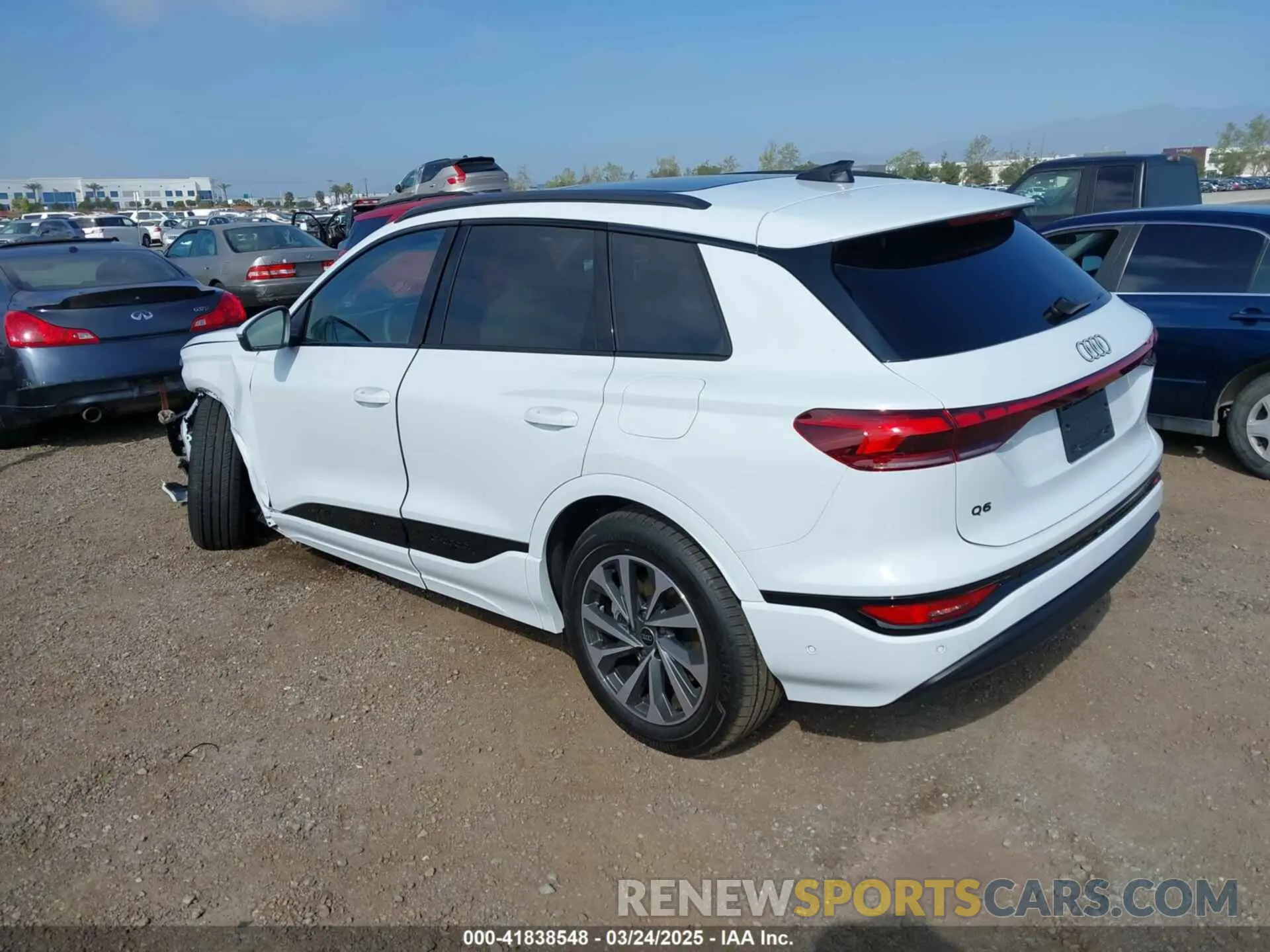 3 Photograph of a damaged car WA124BGFXSA019441 AUDI Q6 E-TRON 2025