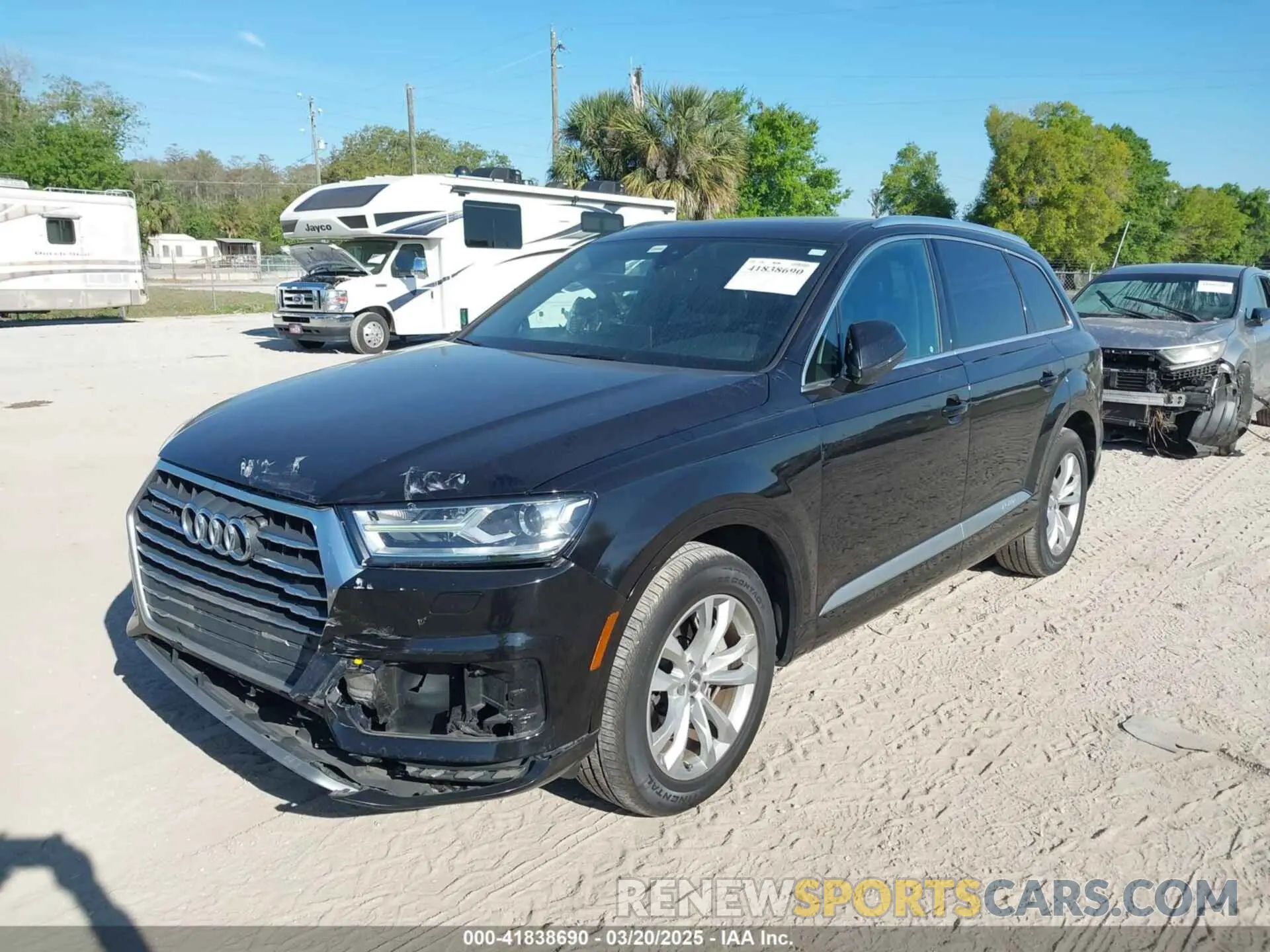 2 Photograph of a damaged car WA1AAAF72KD002186 AUDI Q7 2019