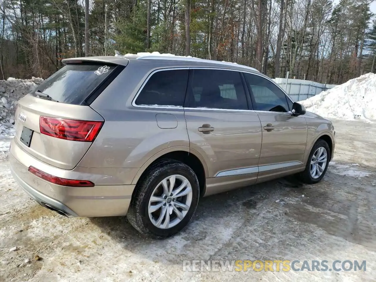 3 Photograph of a damaged car WA1AAAF77KD023888 AUDI Q7 2019
