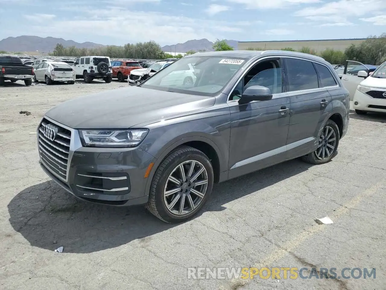 1 Photograph of a damaged car WA1AAAF79KD006929 AUDI Q7 2019