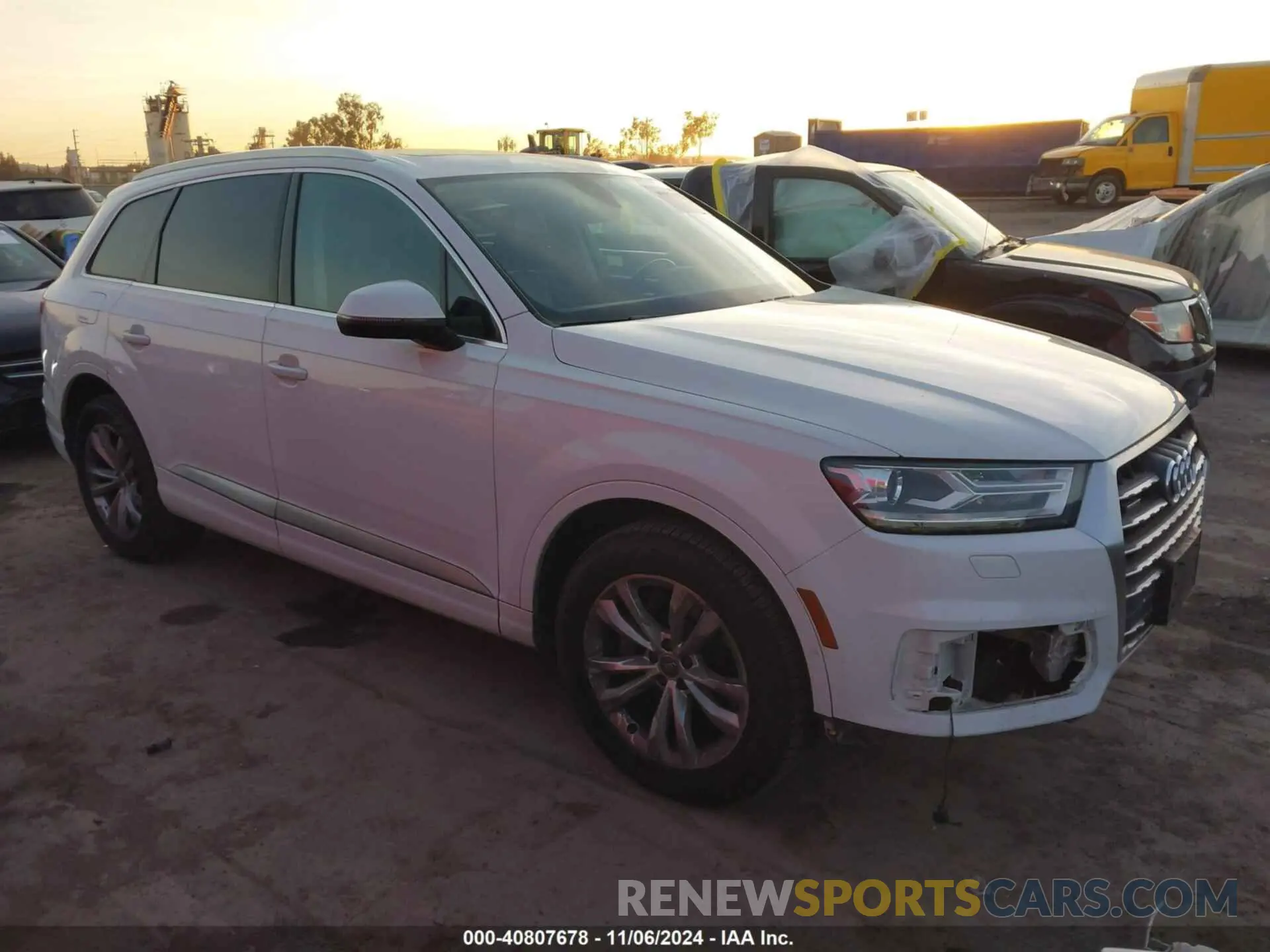 1 Photograph of a damaged car WA1AHAF70KD024070 AUDI Q7 2019
