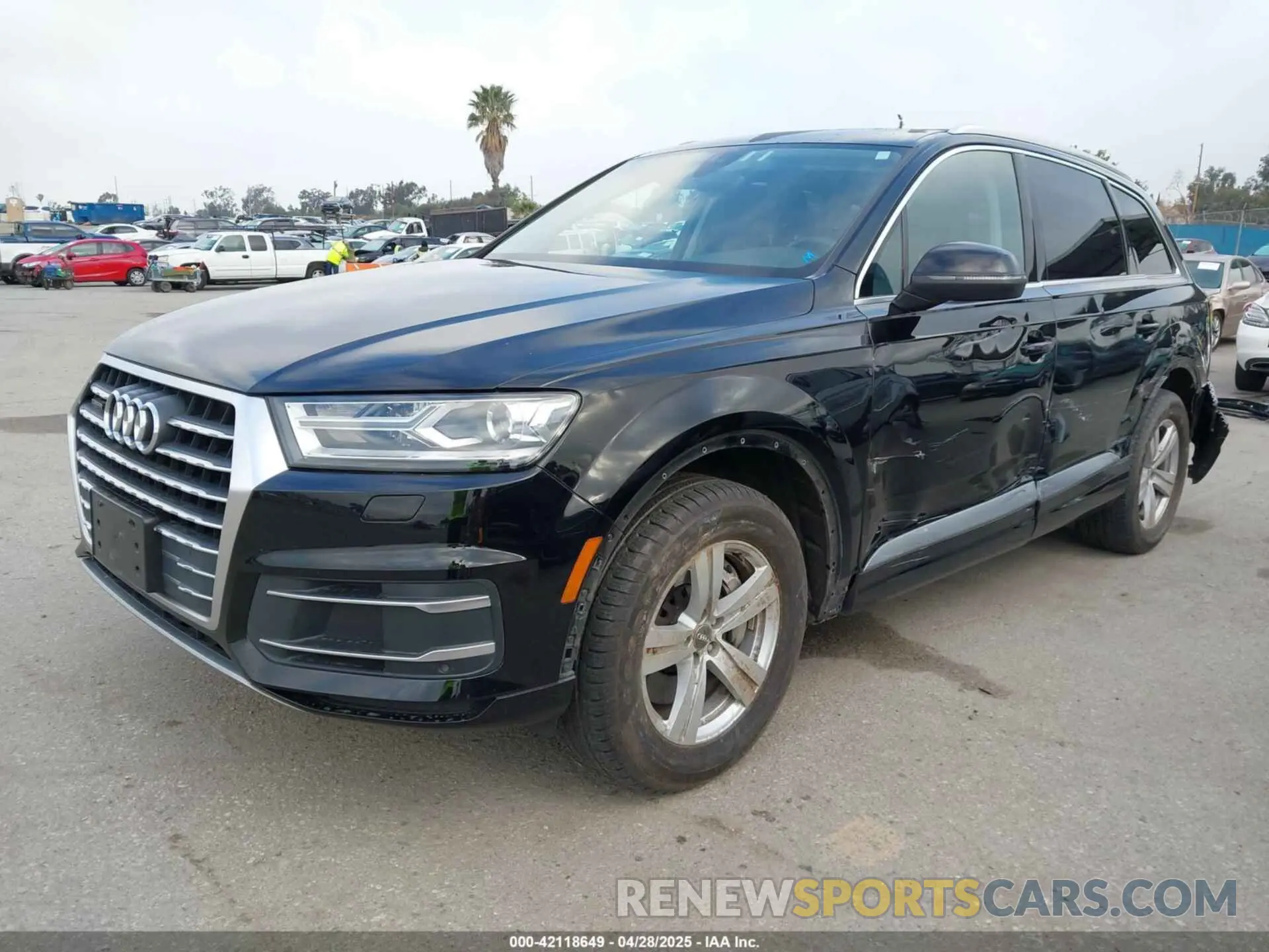2 Photograph of a damaged car WA1AHAF73KD022295 AUDI Q7 2019