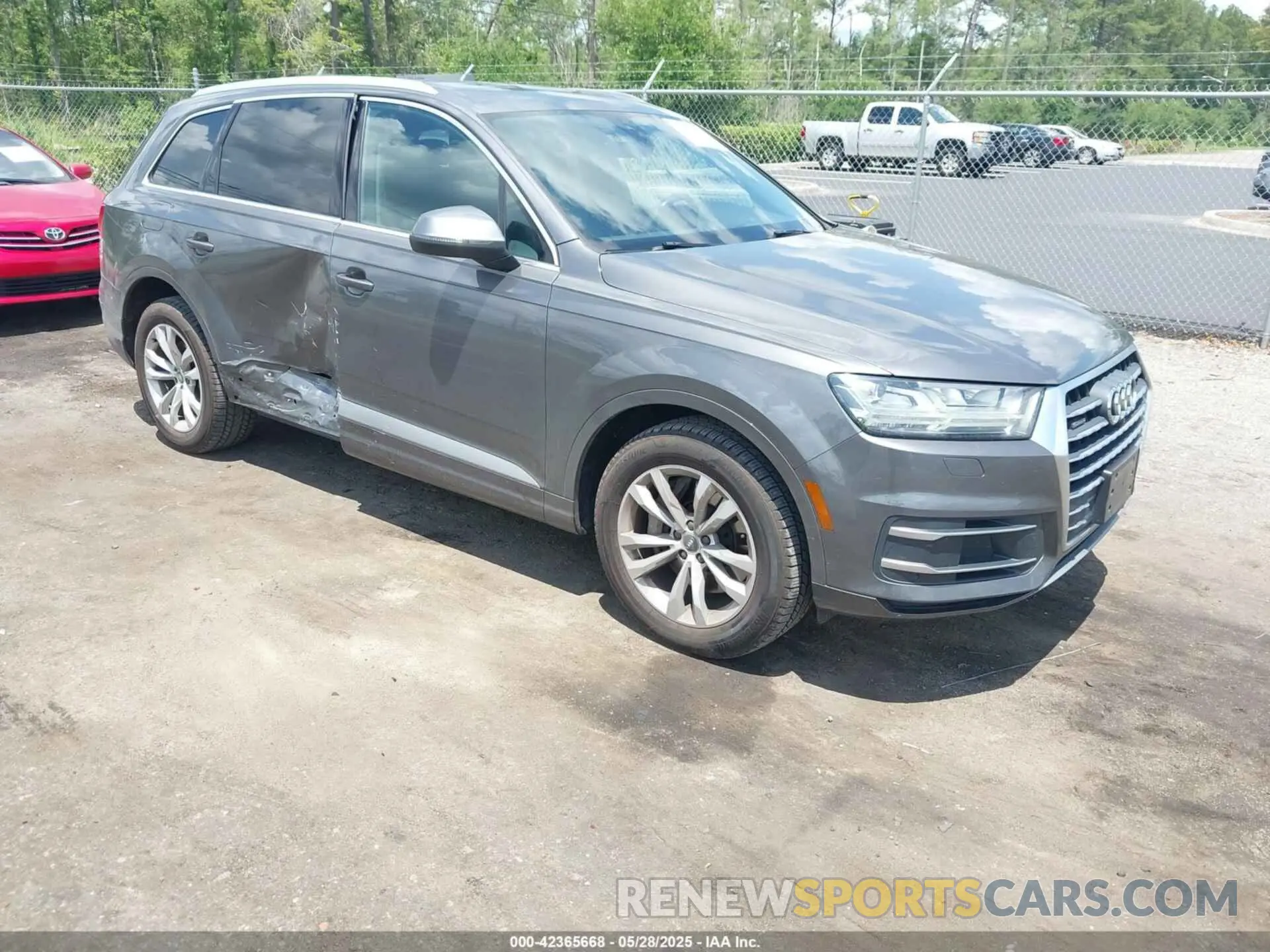 1 Photograph of a damaged car WA1AHAF73KD047665 AUDI Q7 2019