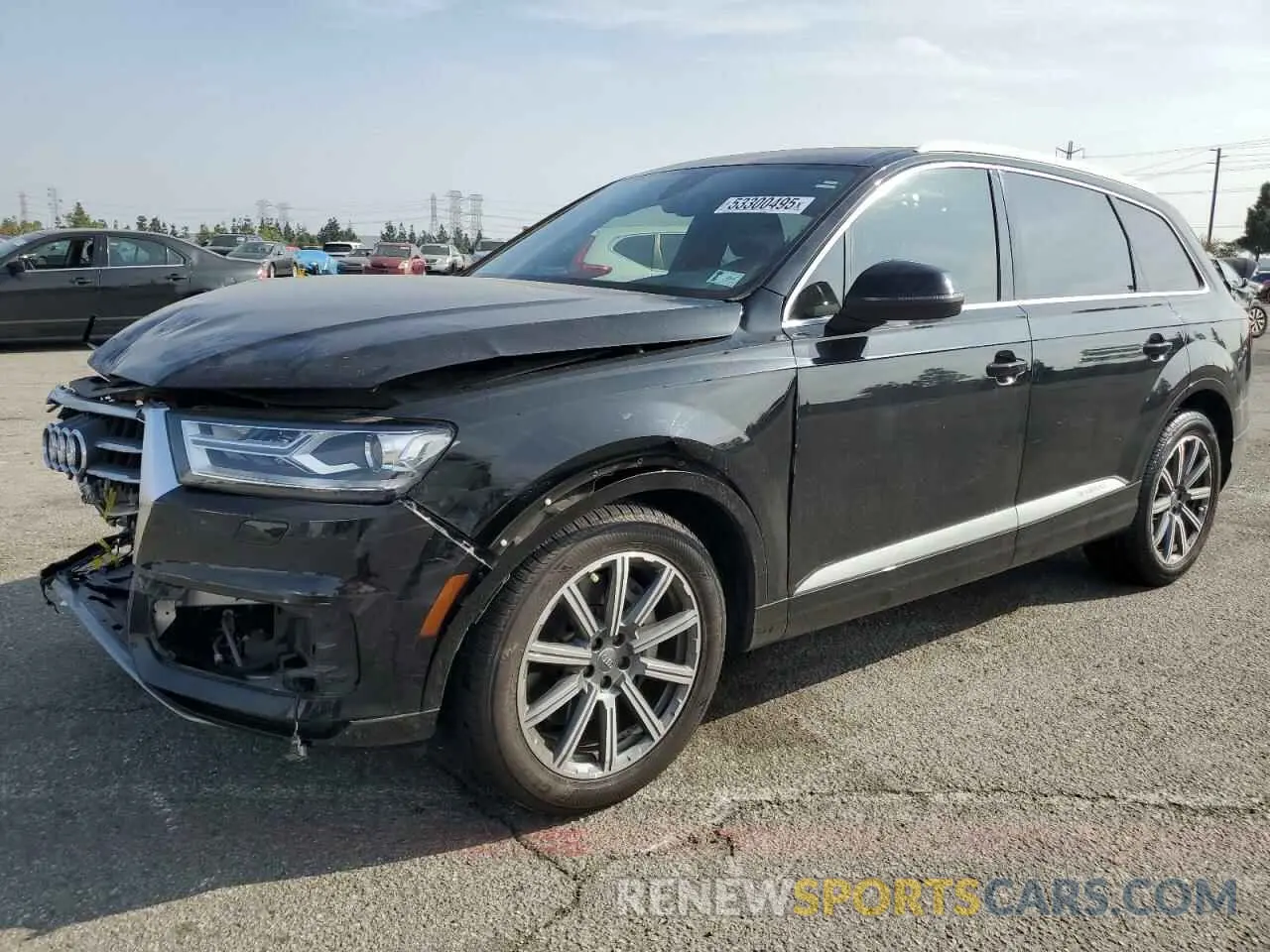 1 Photograph of a damaged car WA1AHAF79KD040915 AUDI Q7 2019