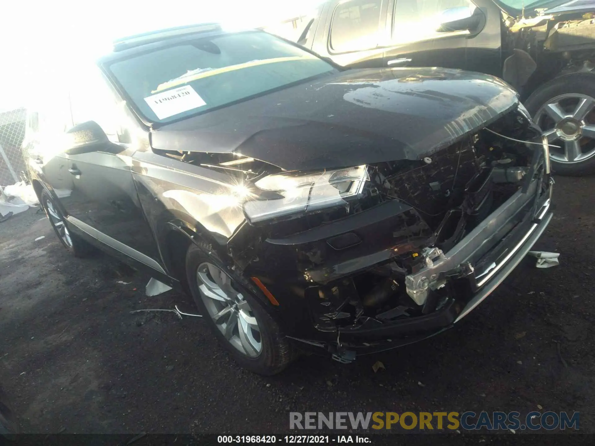 1 Photograph of a damaged car WA1AHAF7XKD024478 AUDI Q7 2019