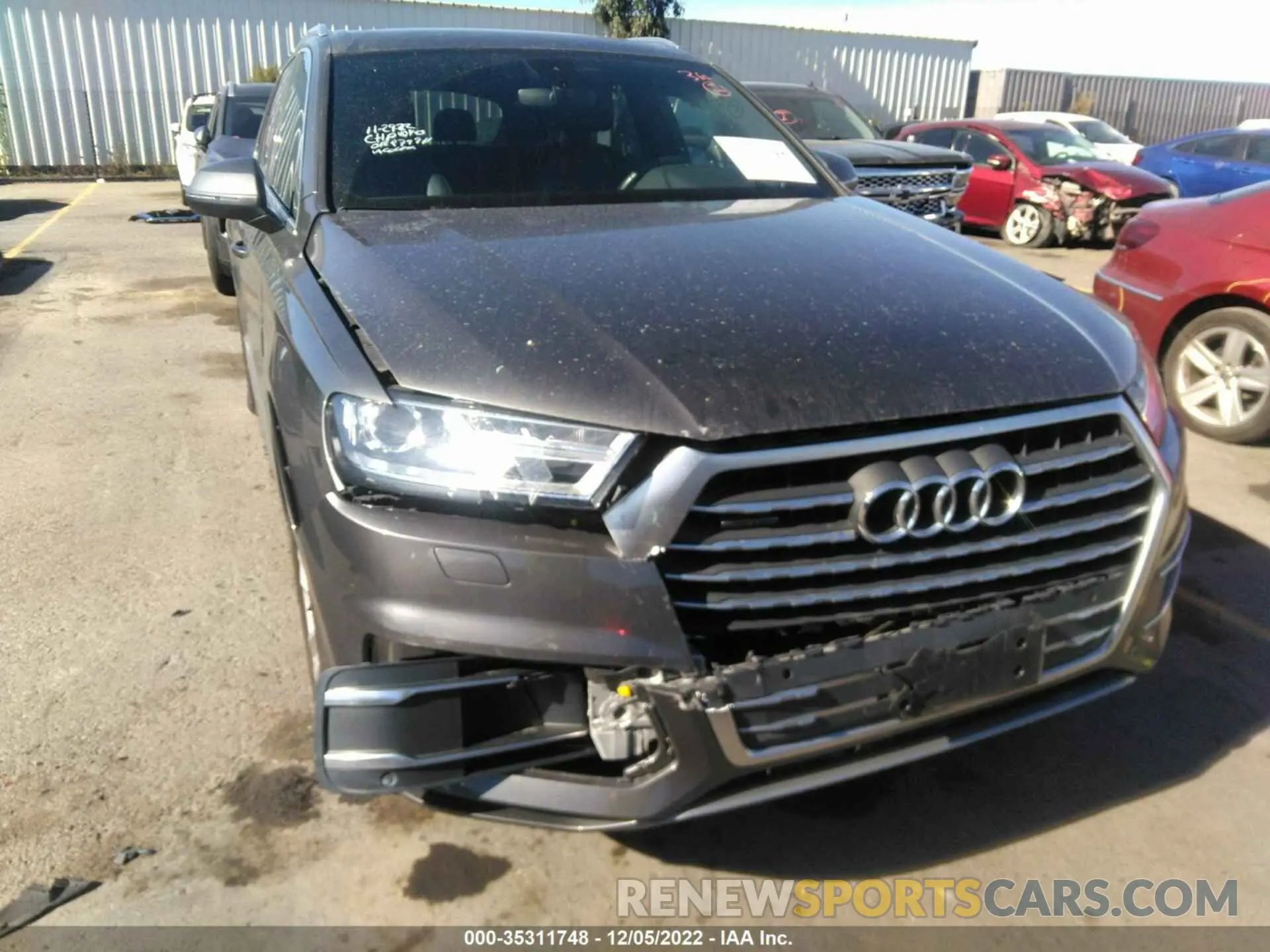 6 Фотография поврежденного автомобиля WA1AHAF7XKD033892 AUDI Q7 2019