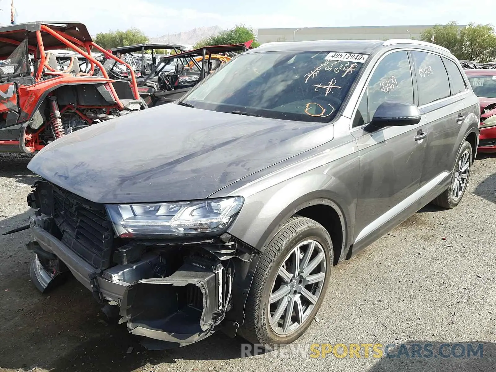2 Photograph of a damaged car WA1LAAF76KD002278 AUDI Q7 2019