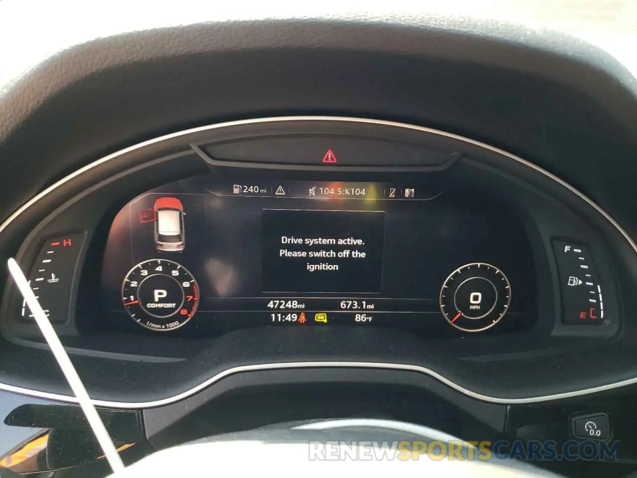 9 Photograph of a damaged car WA1LAAF7XKD016720 AUDI Q7 2019