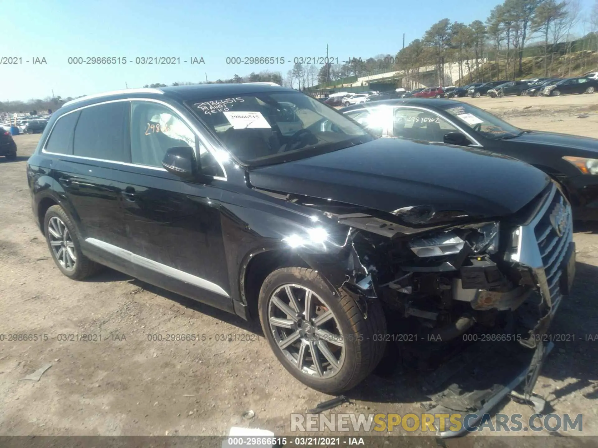 1 Photograph of a damaged car WA1LHAF70KD019220 AUDI Q7 2019