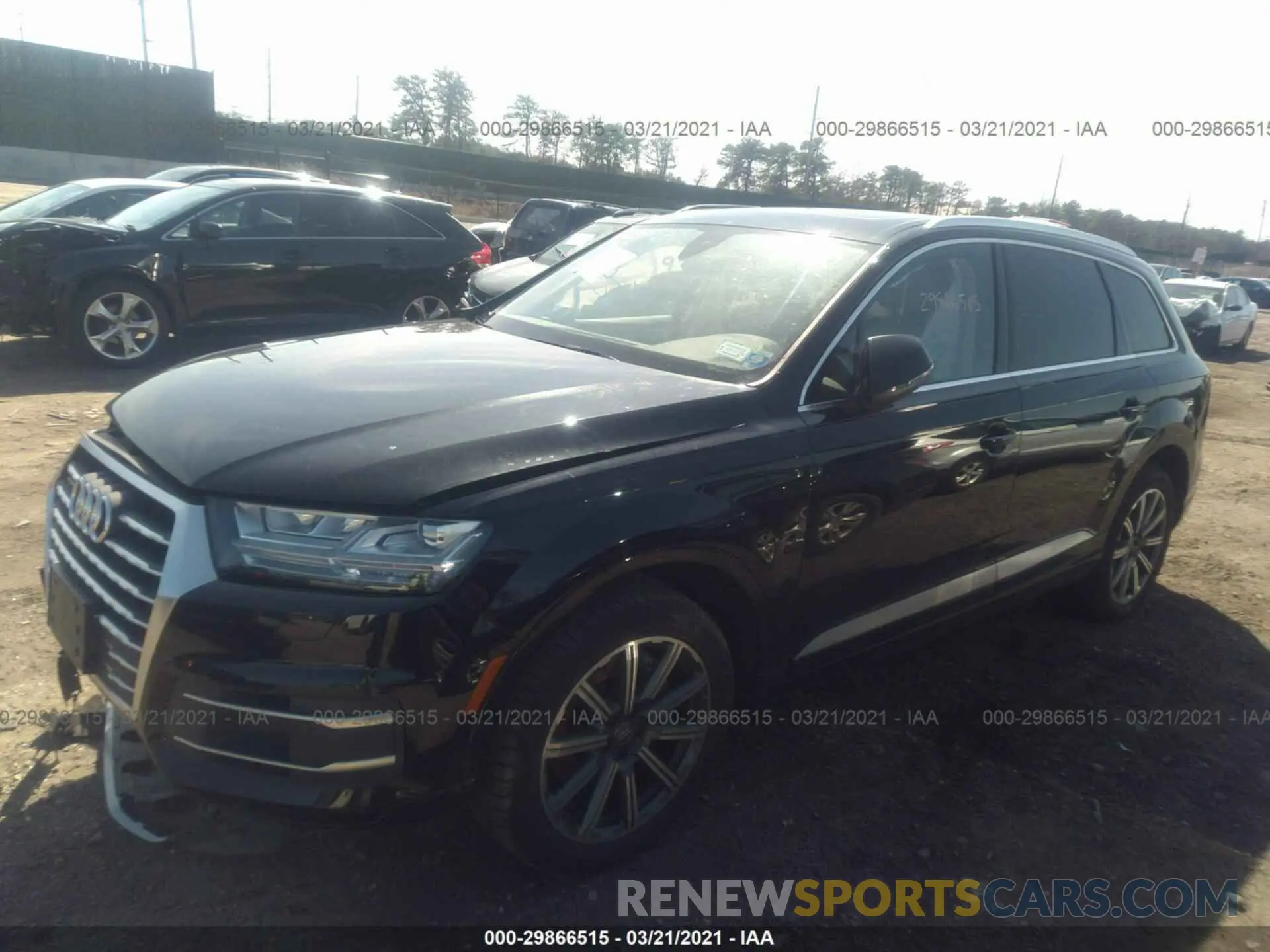 2 Photograph of a damaged car WA1LHAF70KD019220 AUDI Q7 2019