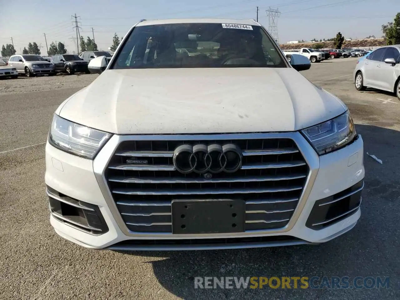 5 Фотография поврежденного автомобиля WA1LHAF70KD030072 AUDI Q7 2019