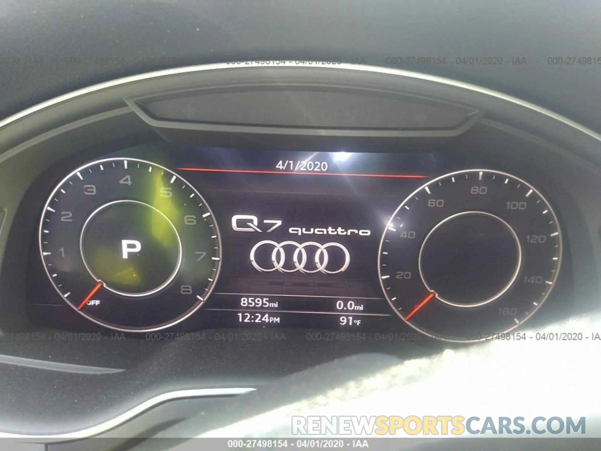 7 Photograph of a damaged car WA1LHAF72KD044619 AUDI Q7 2019