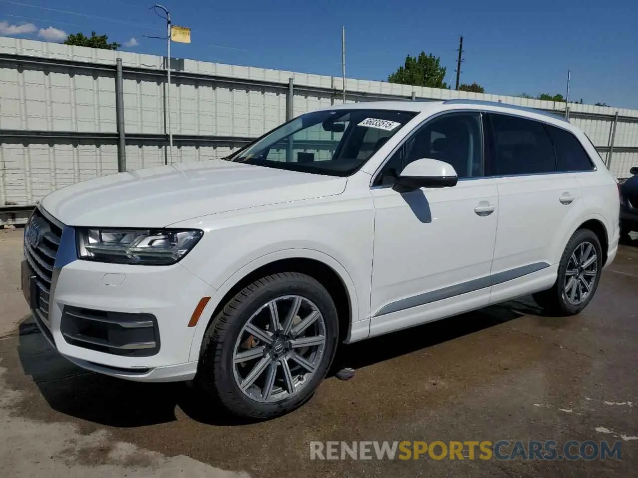 1 Фотография поврежденного автомобиля WA1LHAF75KD025255 AUDI Q7 2019