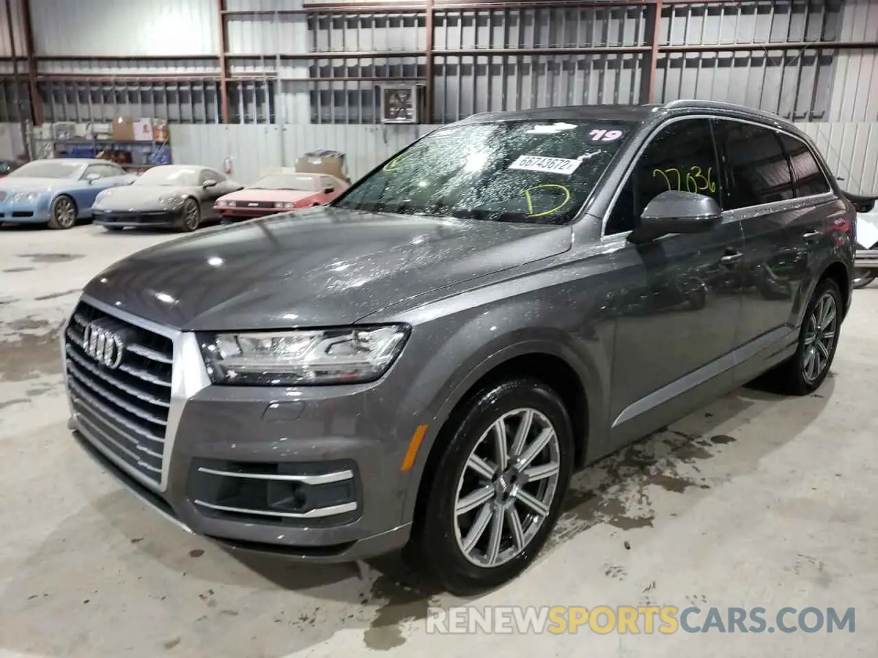 2 Фотография поврежденного автомобиля WA1LHAF75KD041679 AUDI Q7 2019