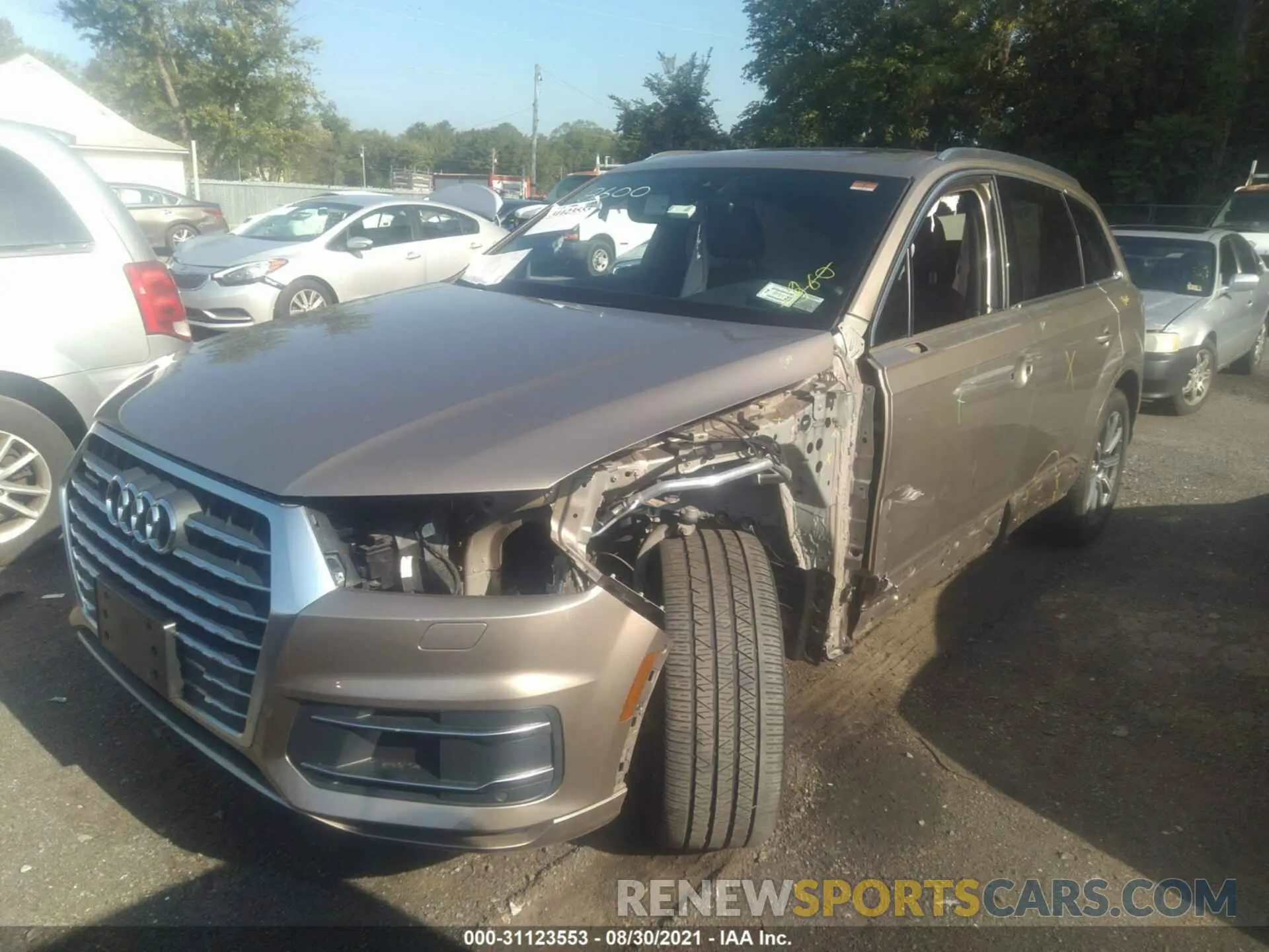 2 Photograph of a damaged car WA1LHAF76KD038600 AUDI Q7 2019