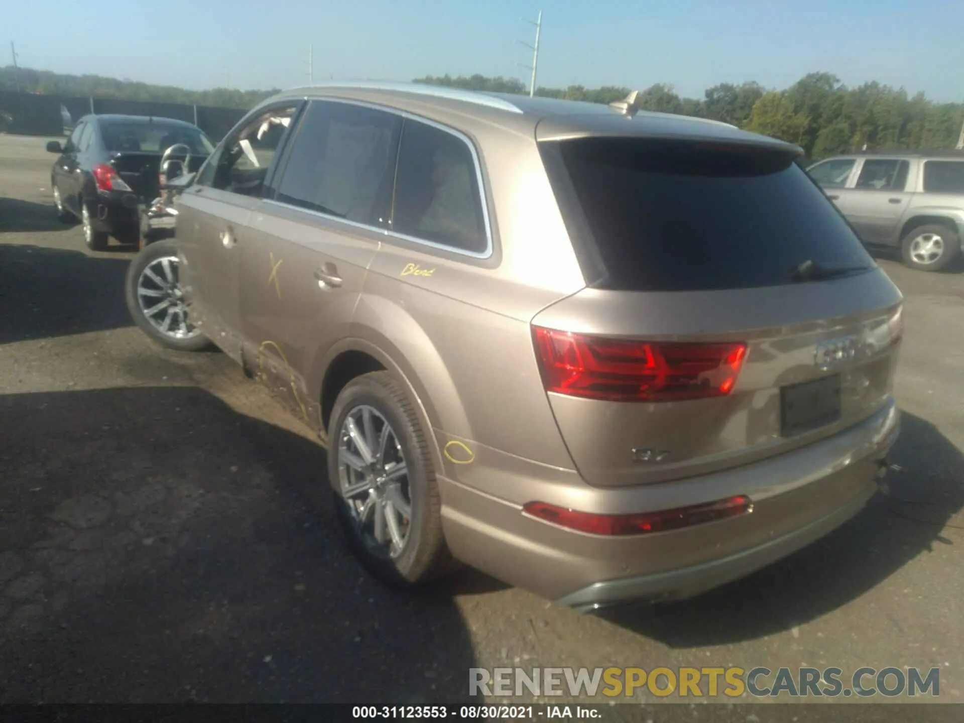 3 Photograph of a damaged car WA1LHAF76KD038600 AUDI Q7 2019