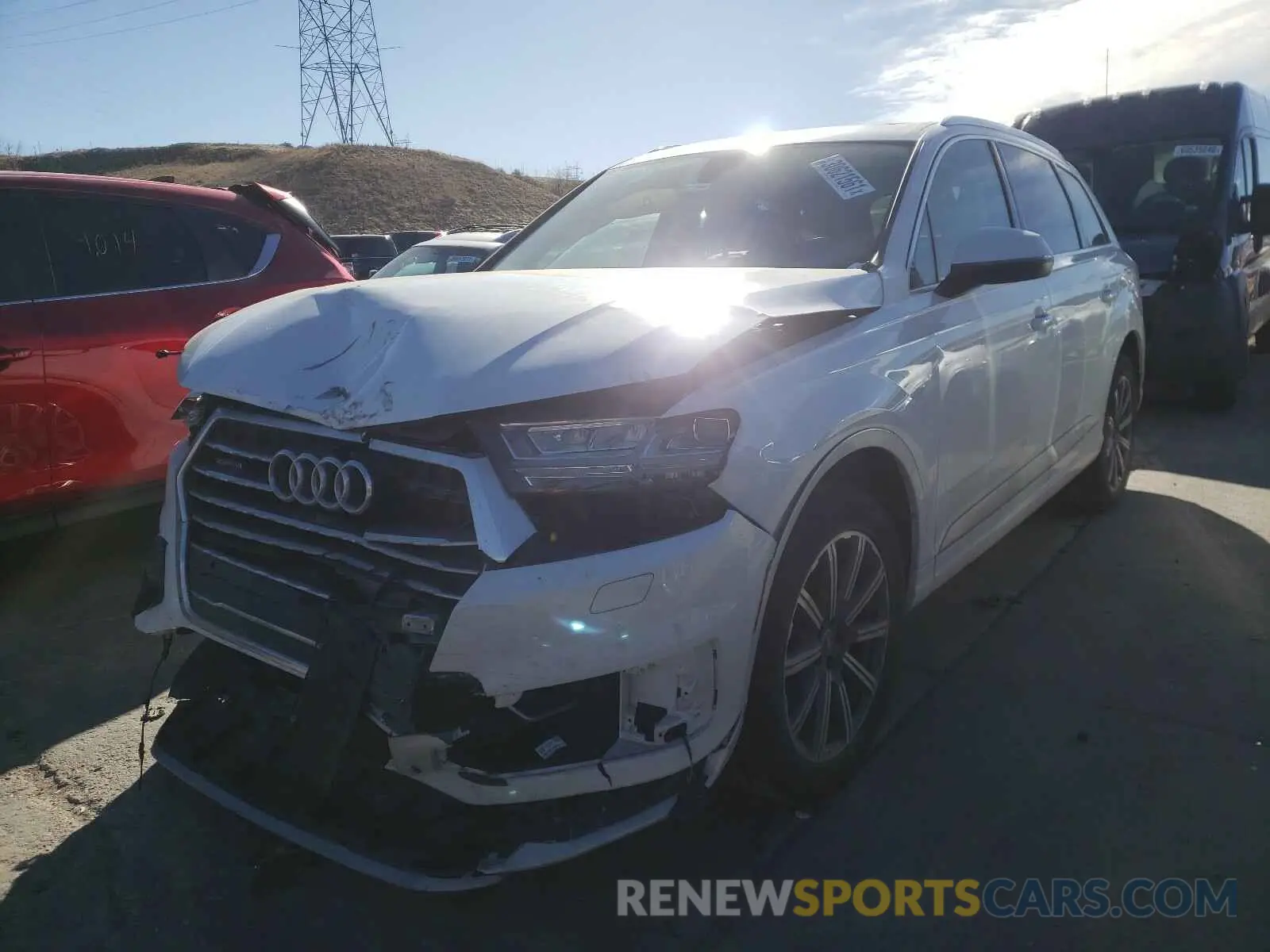 2 Photograph of a damaged car WA1LHAF77KD023622 AUDI Q7 2019