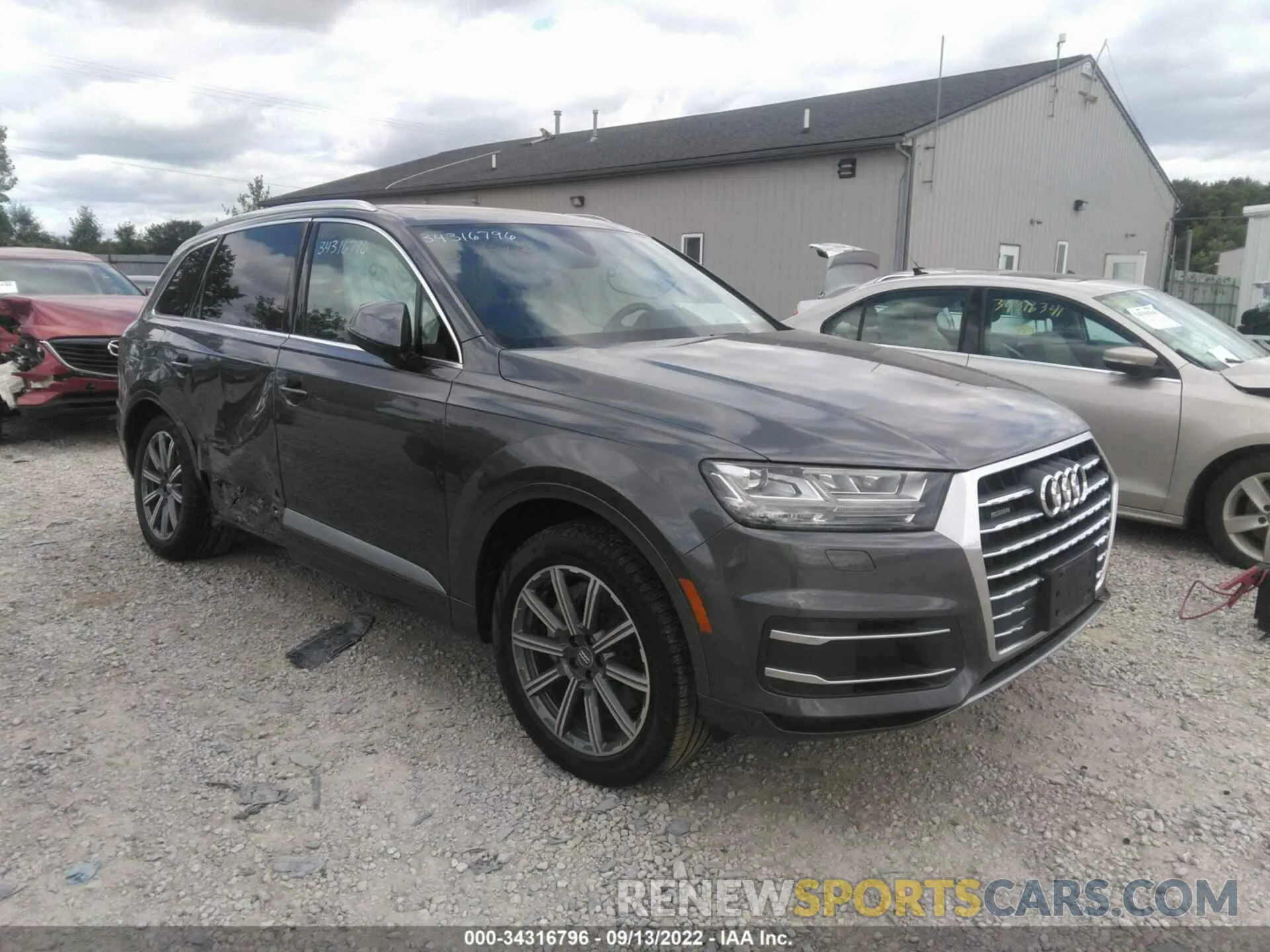 1 Фотография поврежденного автомобиля WA1LHAF78KD032345 AUDI Q7 2019