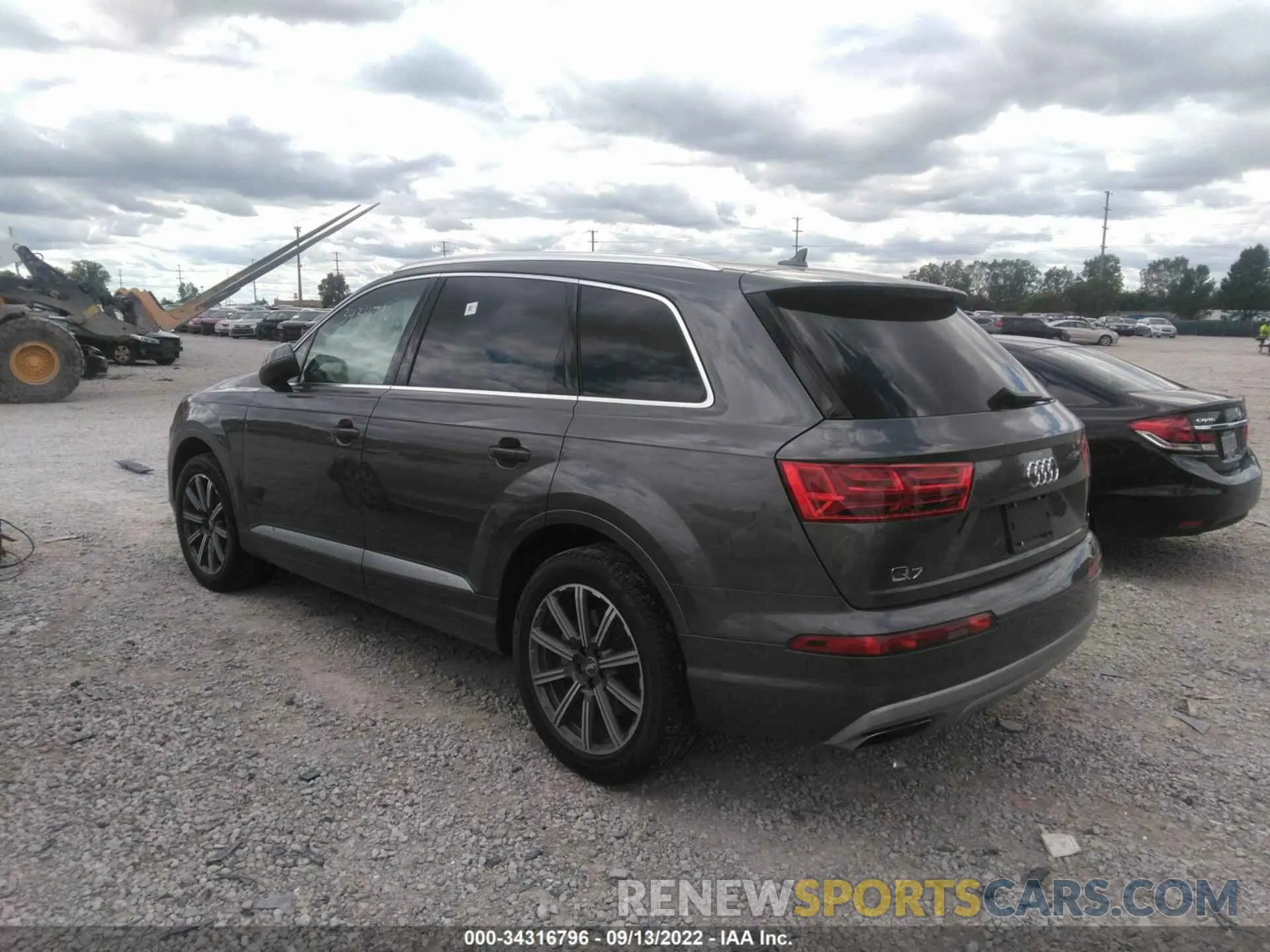 3 Фотография поврежденного автомобиля WA1LHAF78KD032345 AUDI Q7 2019