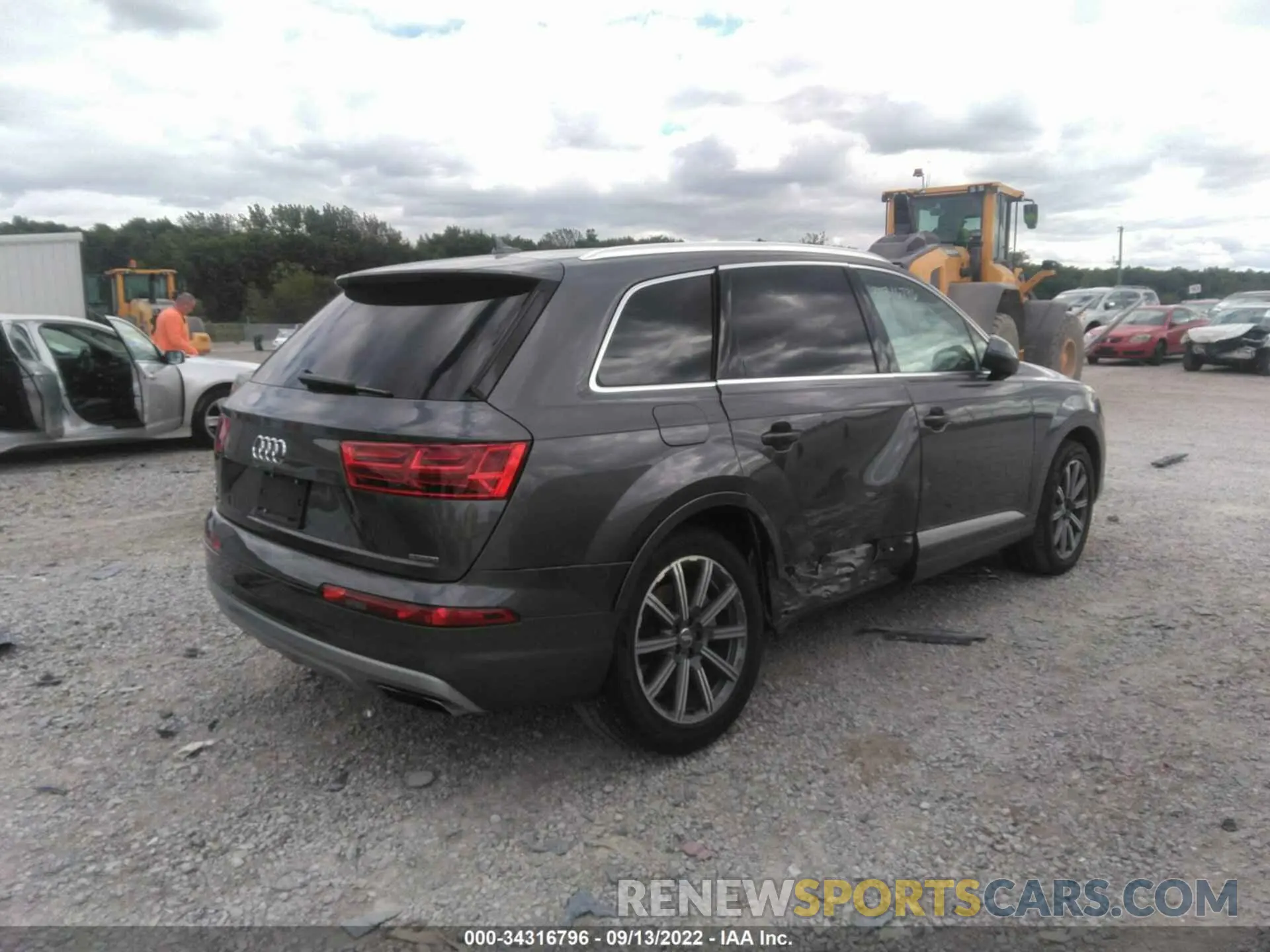 4 Фотография поврежденного автомобиля WA1LHAF78KD032345 AUDI Q7 2019