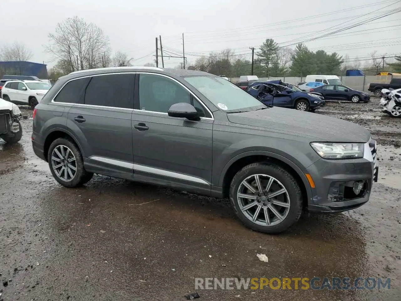 4 Фотография поврежденного автомобиля WA1LHAF7XKD042715 AUDI Q7 2019