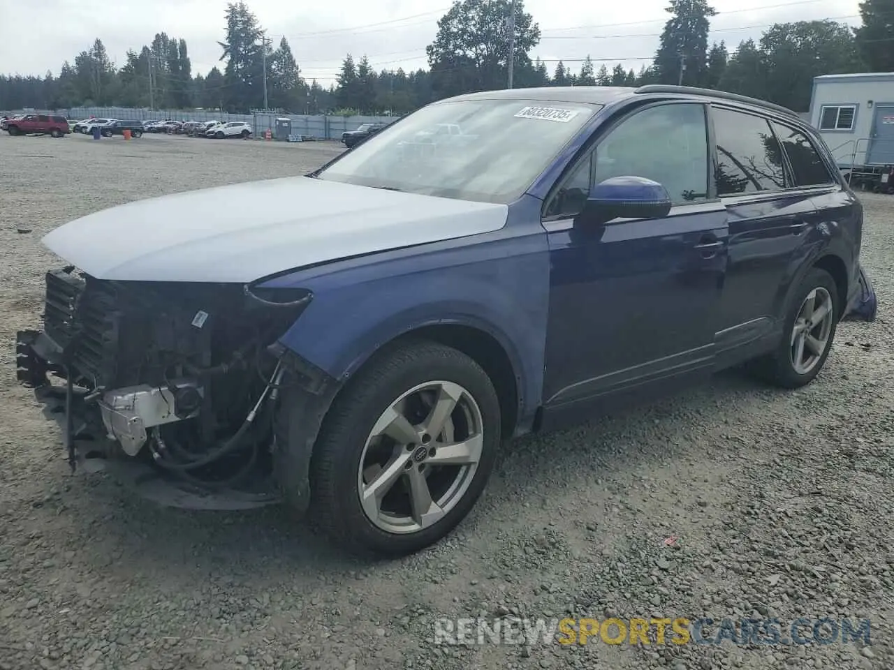 1 Photograph of a damaged car WA1MAAF72KD003710 AUDI Q7 2019