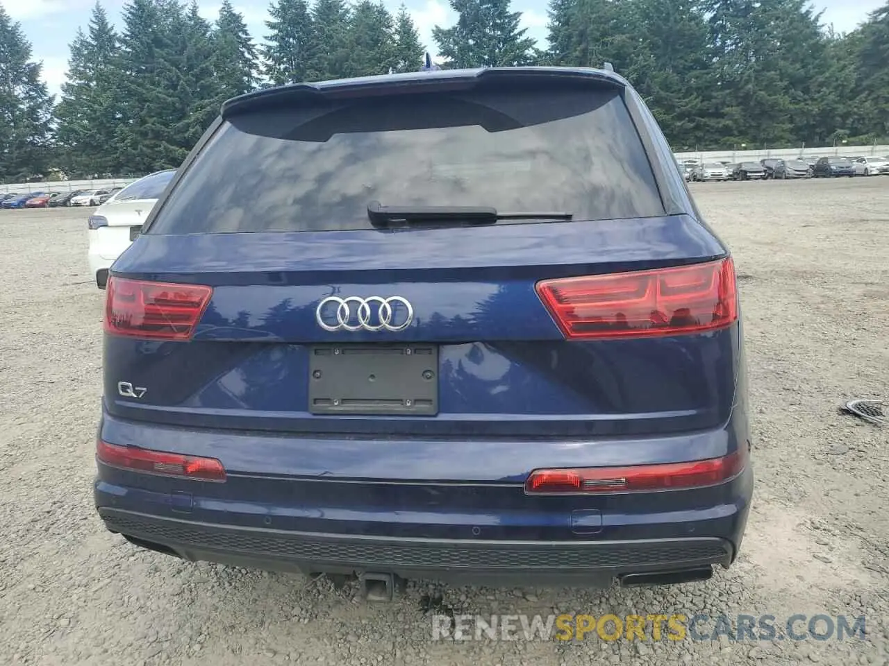 6 Photograph of a damaged car WA1MAAF72KD003710 AUDI Q7 2019