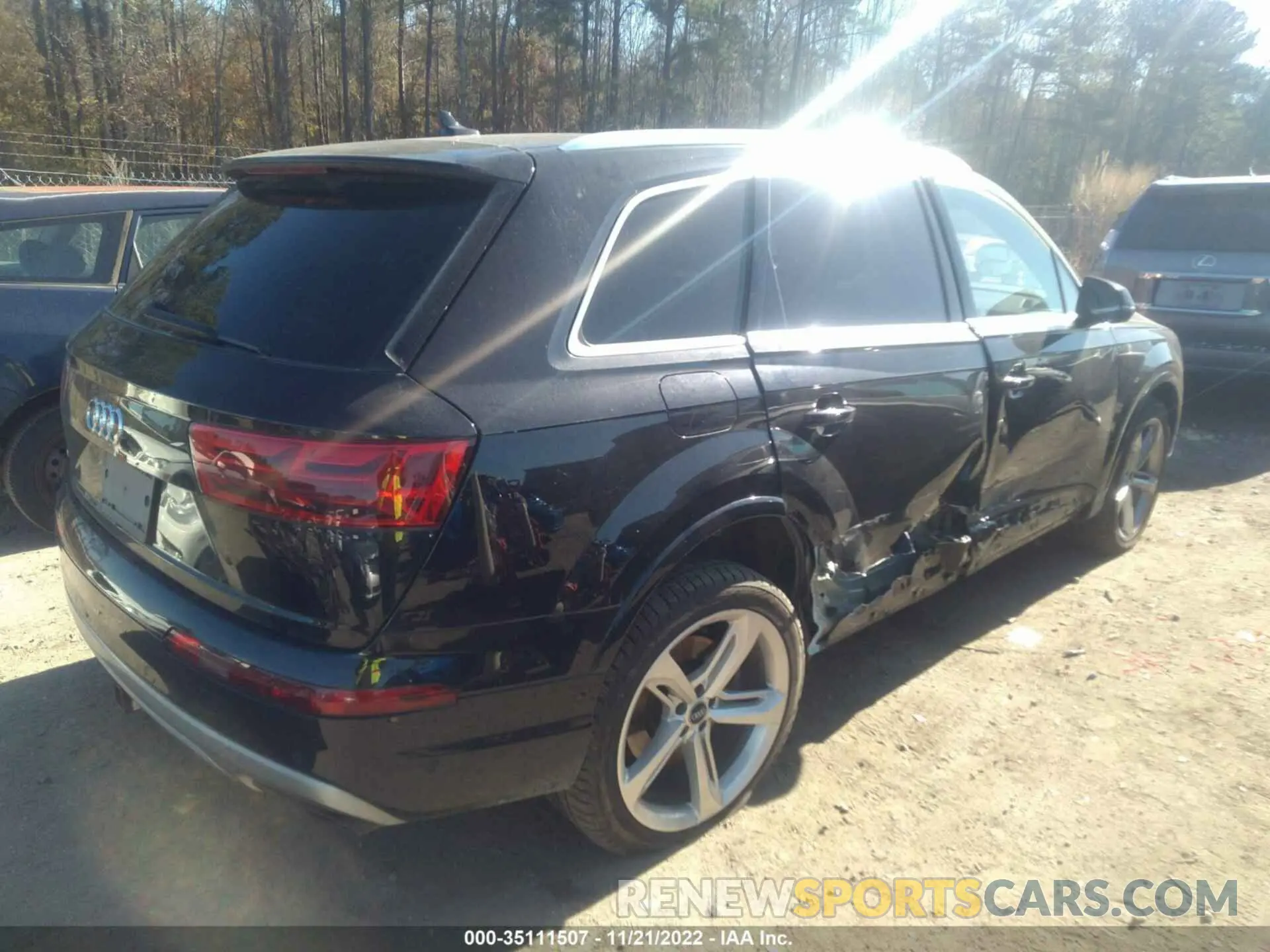 4 Фотография поврежденного автомобиля WA1VAAF71KD015108 AUDI Q7 2019