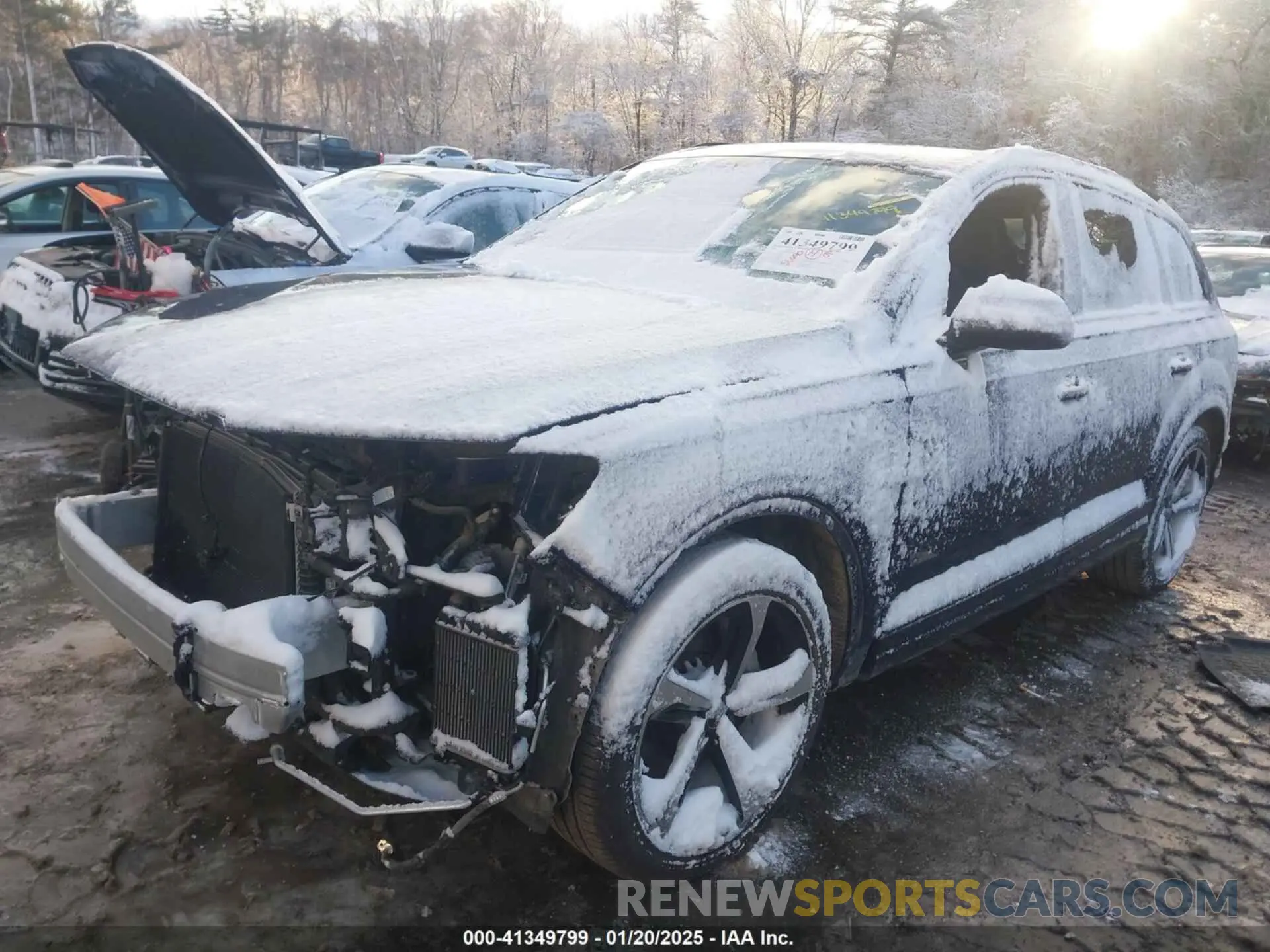 2 Photograph of a damaged car WA1VAAF72KD038123 AUDI Q7 2019